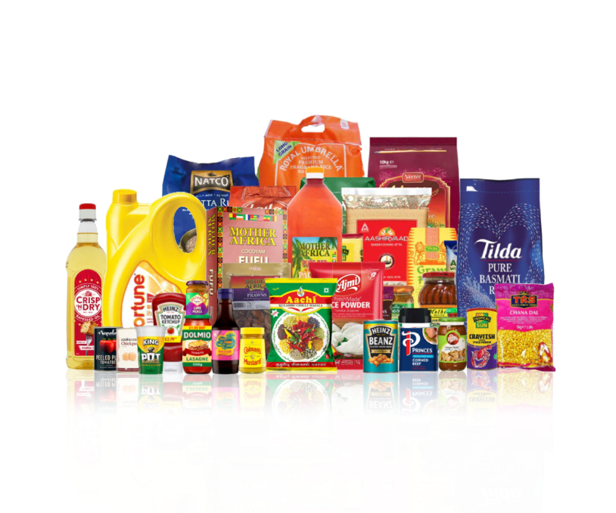 Asian, African & European Foods