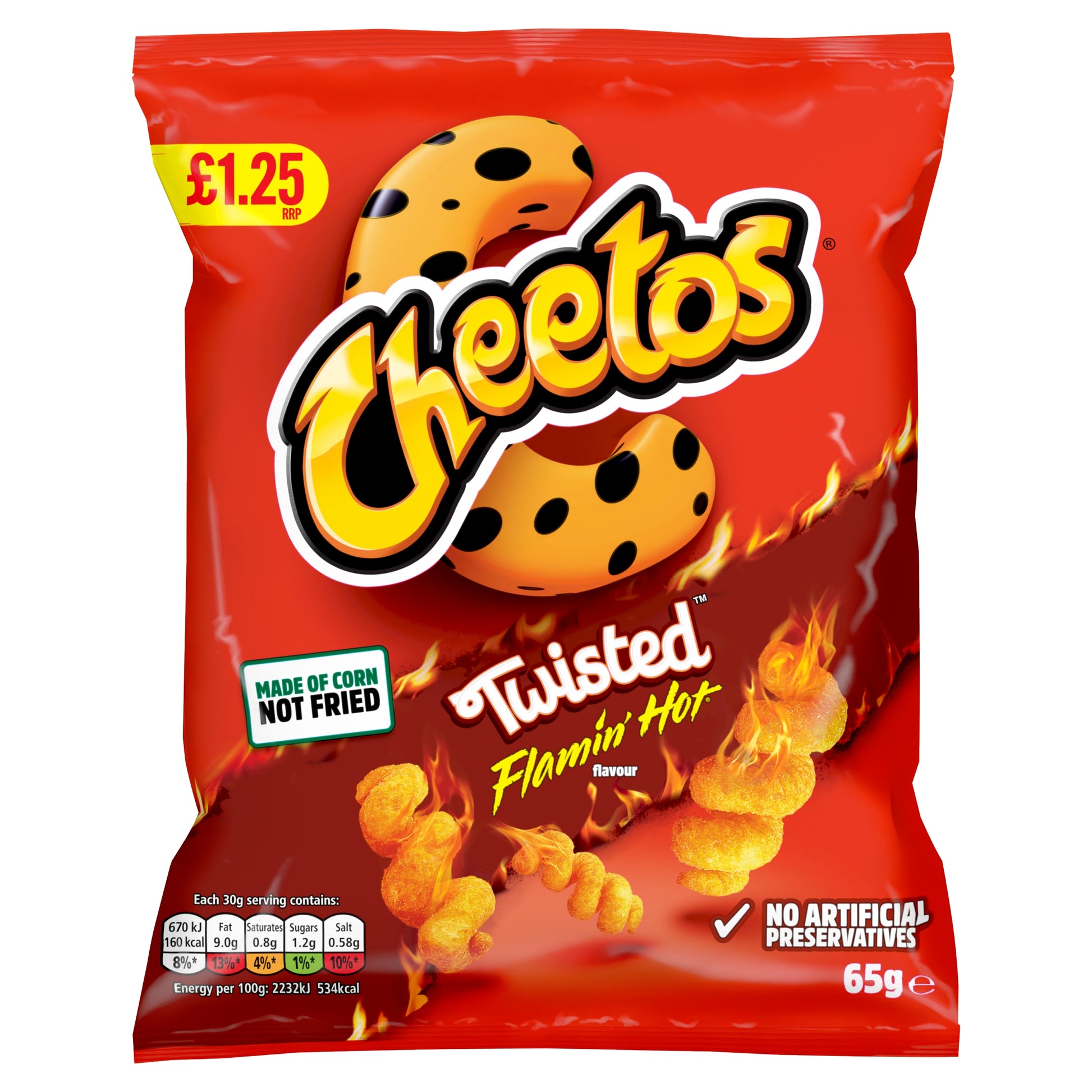 CHEETOS TWISTED FLAMIN HOT