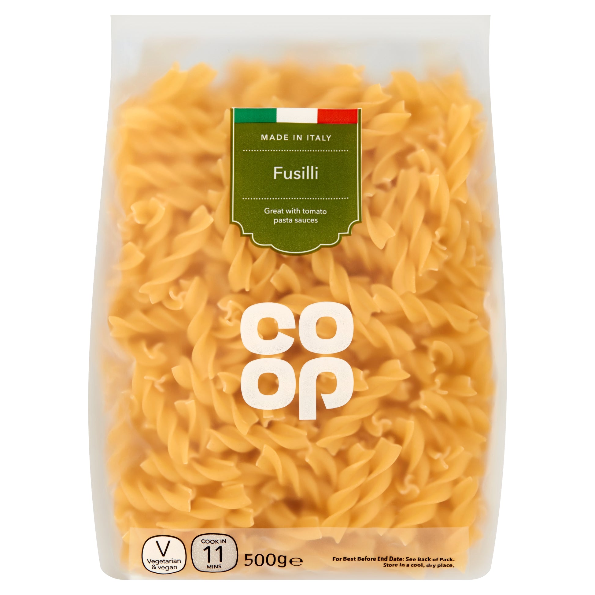 CO OP FUSILLI PASTA TWISTS