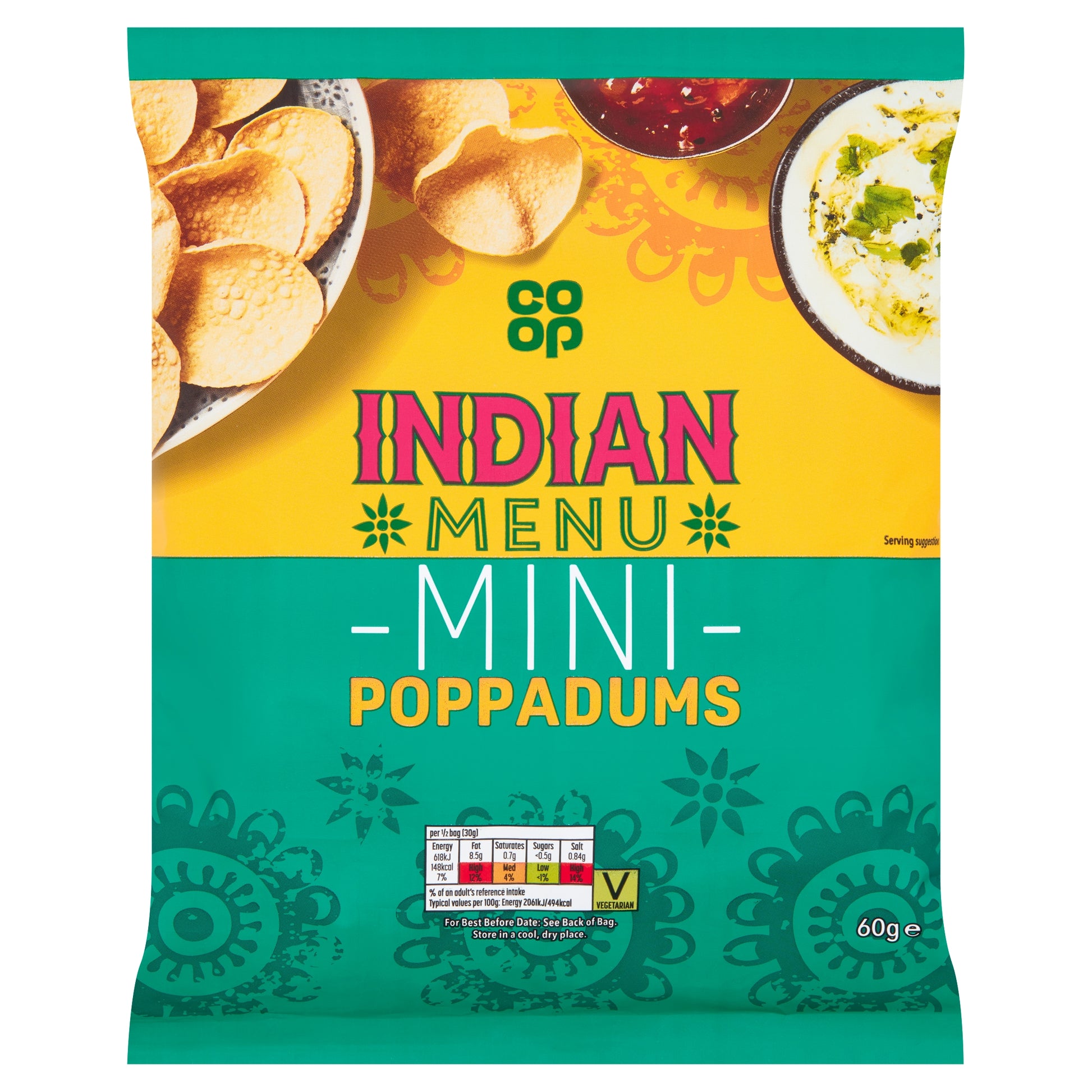 CO OP MINI POPPADUMS