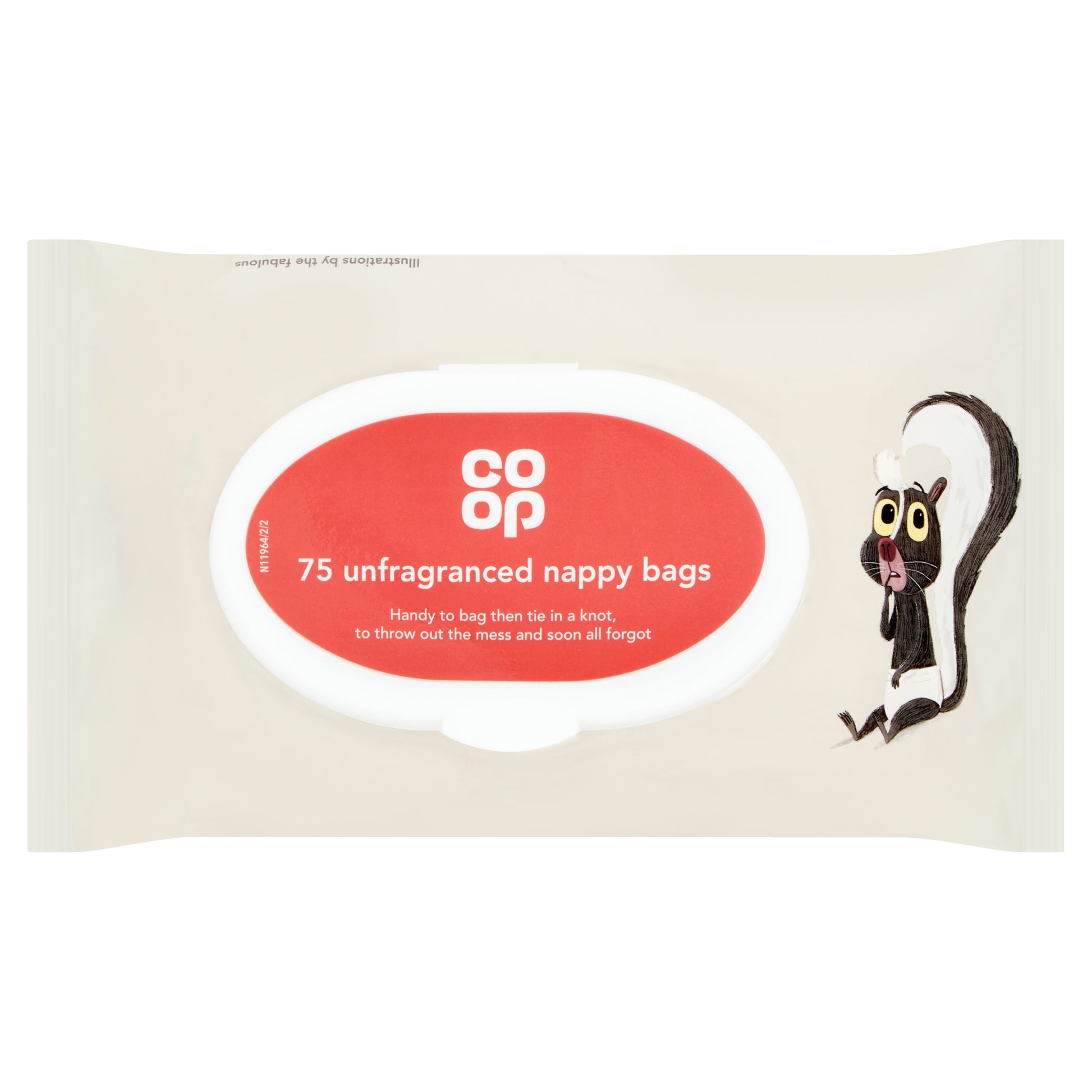 CO OP NAPPY BAGS FRAGRANCE FREE