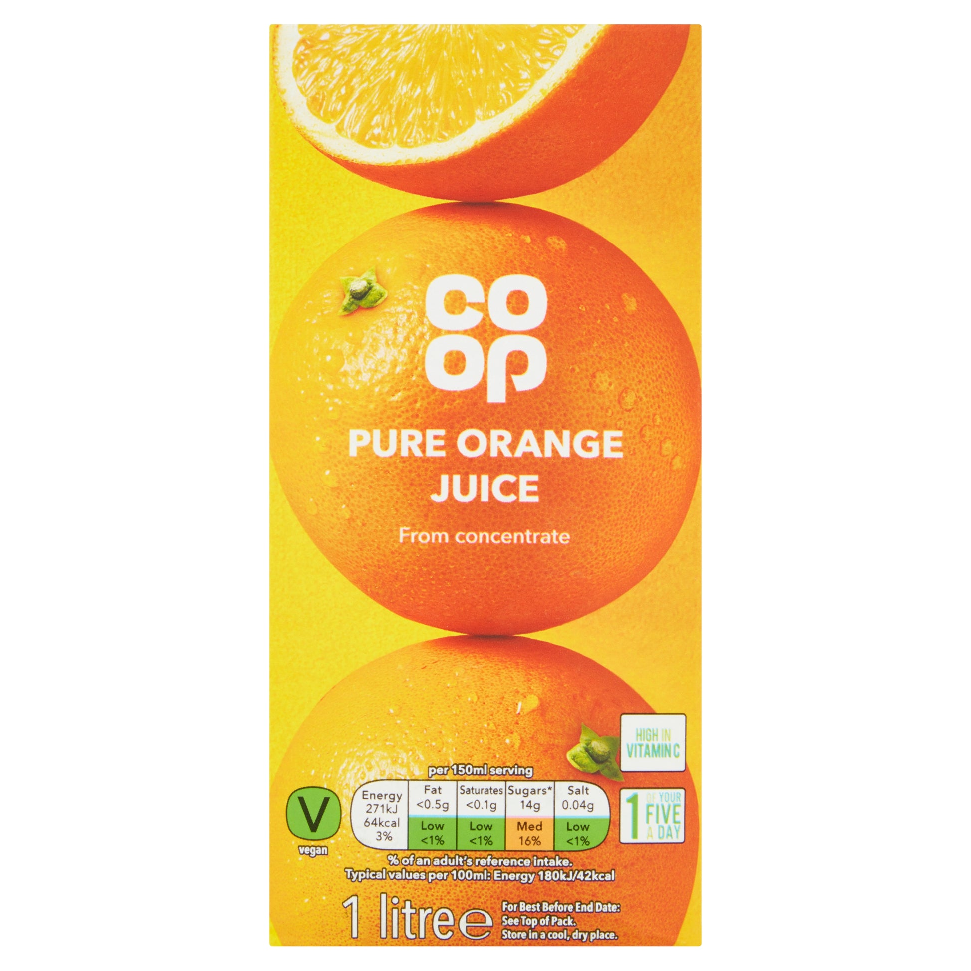 CO OP PURE ORANGE JUICE