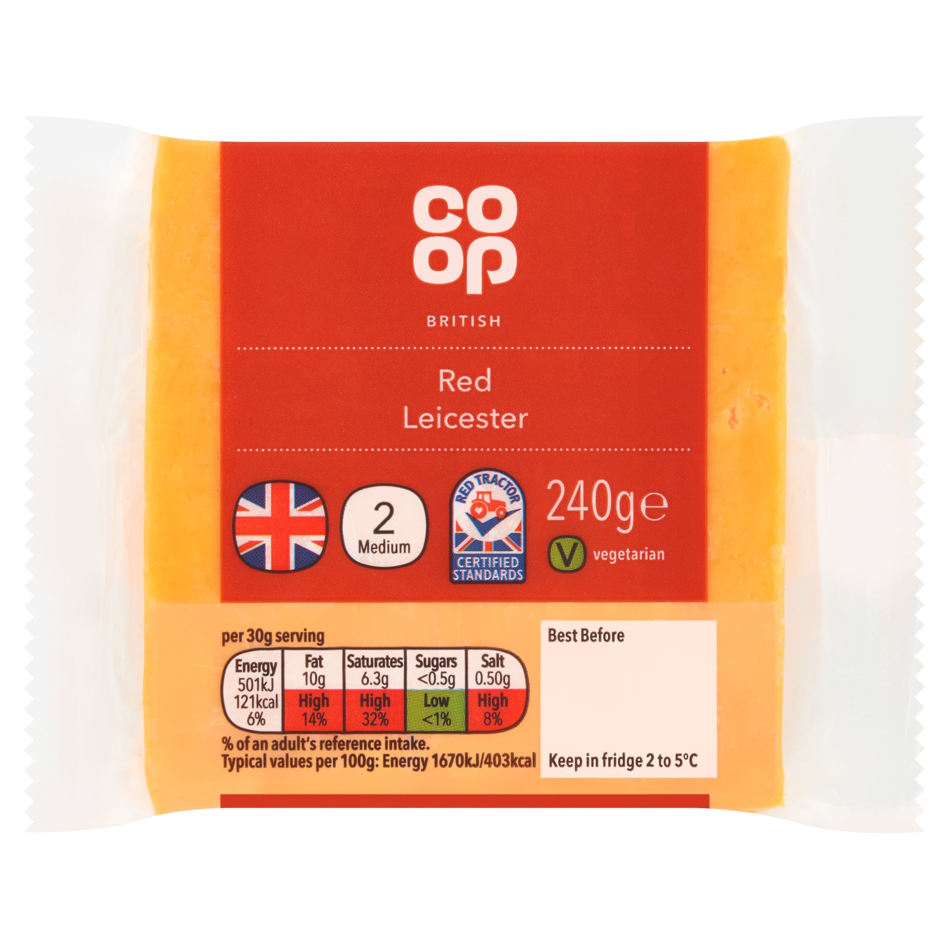 CO OP RED LEICESTER