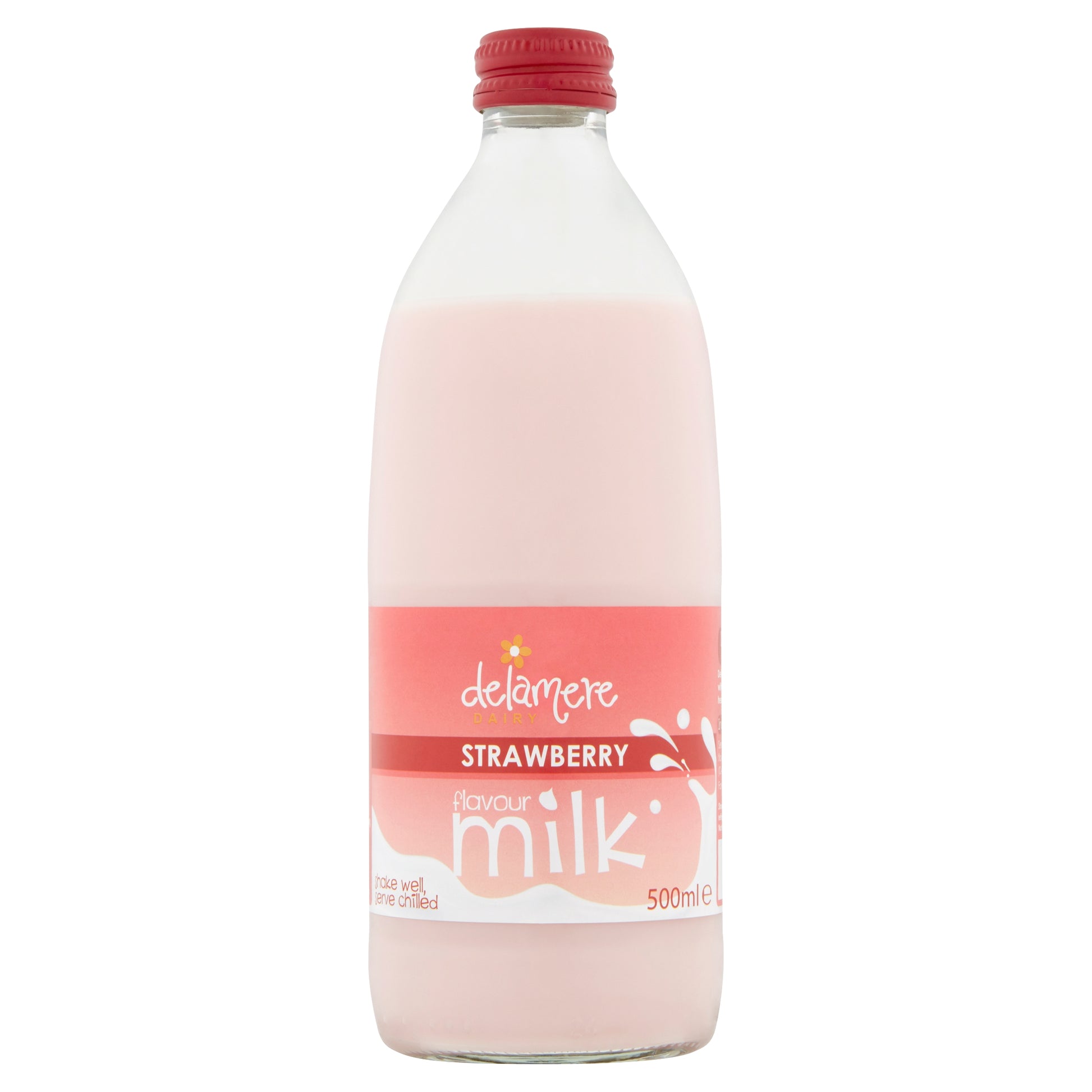 DELAMERE STRAWBERRY FLAVOURED MILK