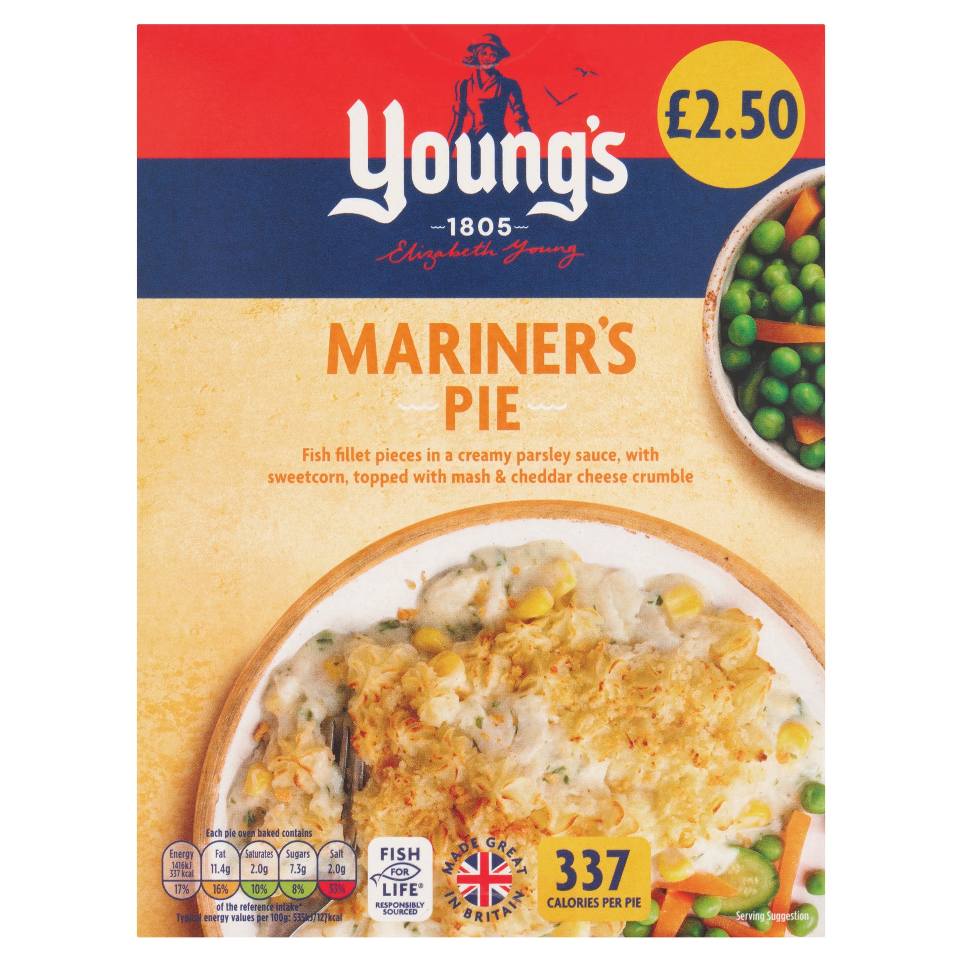 YOUNGS MARINERS PIE