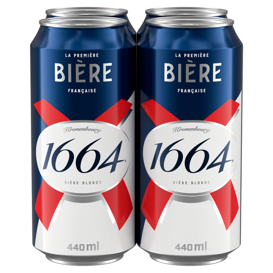 1664 BIERE (KRONENBOURG) PM 4X440ML