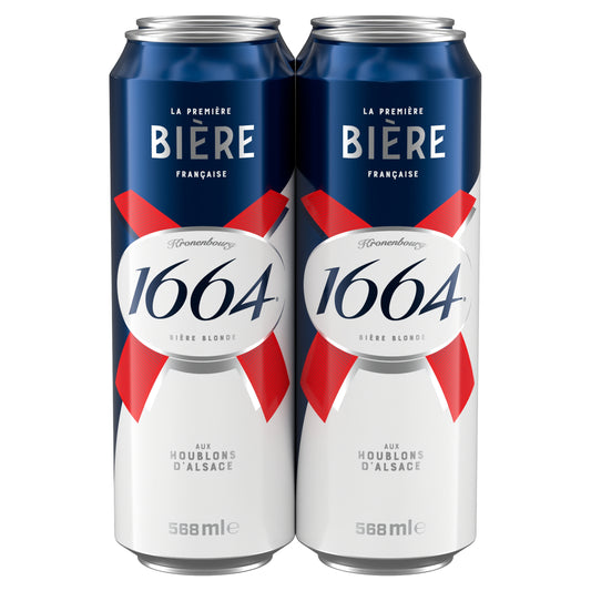 1664 BIERE (KRONENBOURG) PINT