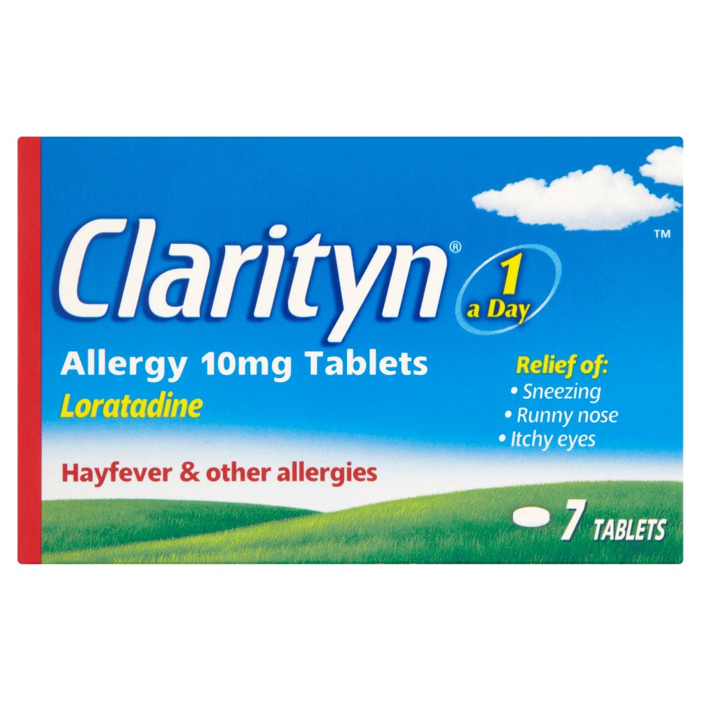 Clarityn 10mg  Allergy and Hayfever Relief Tablets