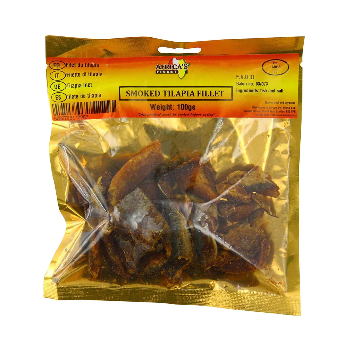 AFRICAS FINEST SMOKED TILAPIA FILLET