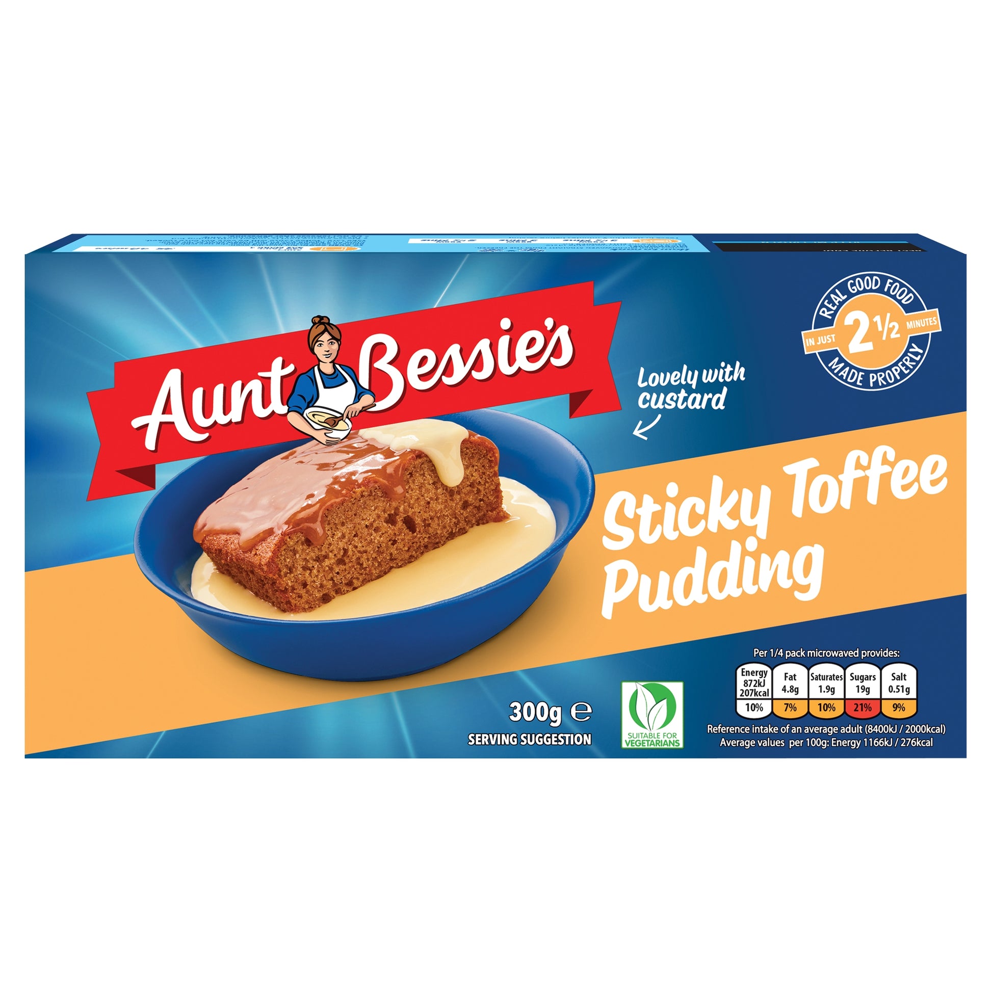 AUNT BESSIES TOFFEE SPONGE