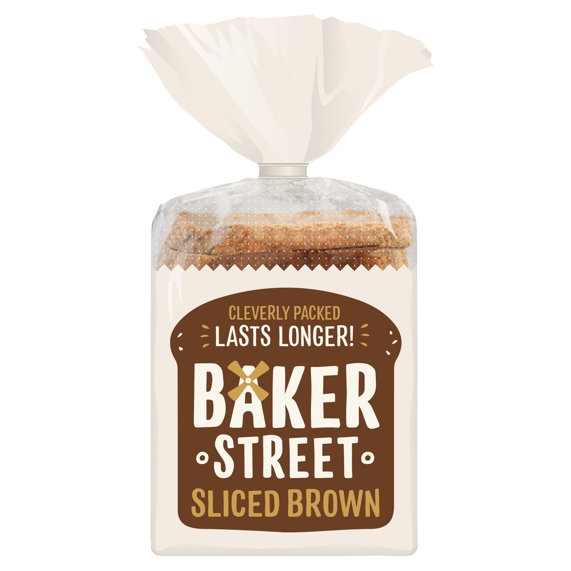 BAKER STREET BROWN SLICED LOAF 600G