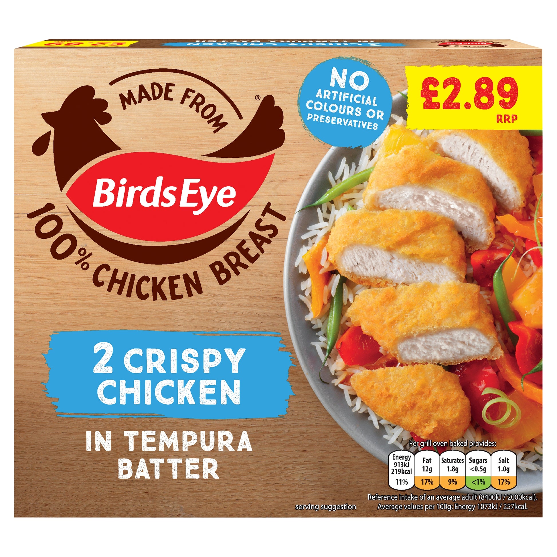 BIRDS EYE 2 CRISPY CHICKEN