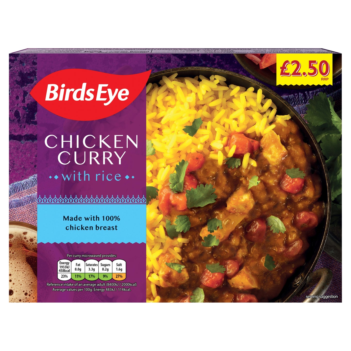 BIRDS EYE CHICKEN CURRY