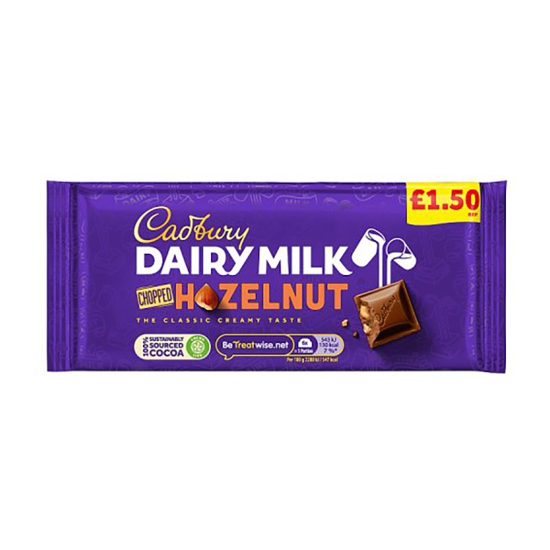 CADBURY DAIRY MILK CHOPPED NUT