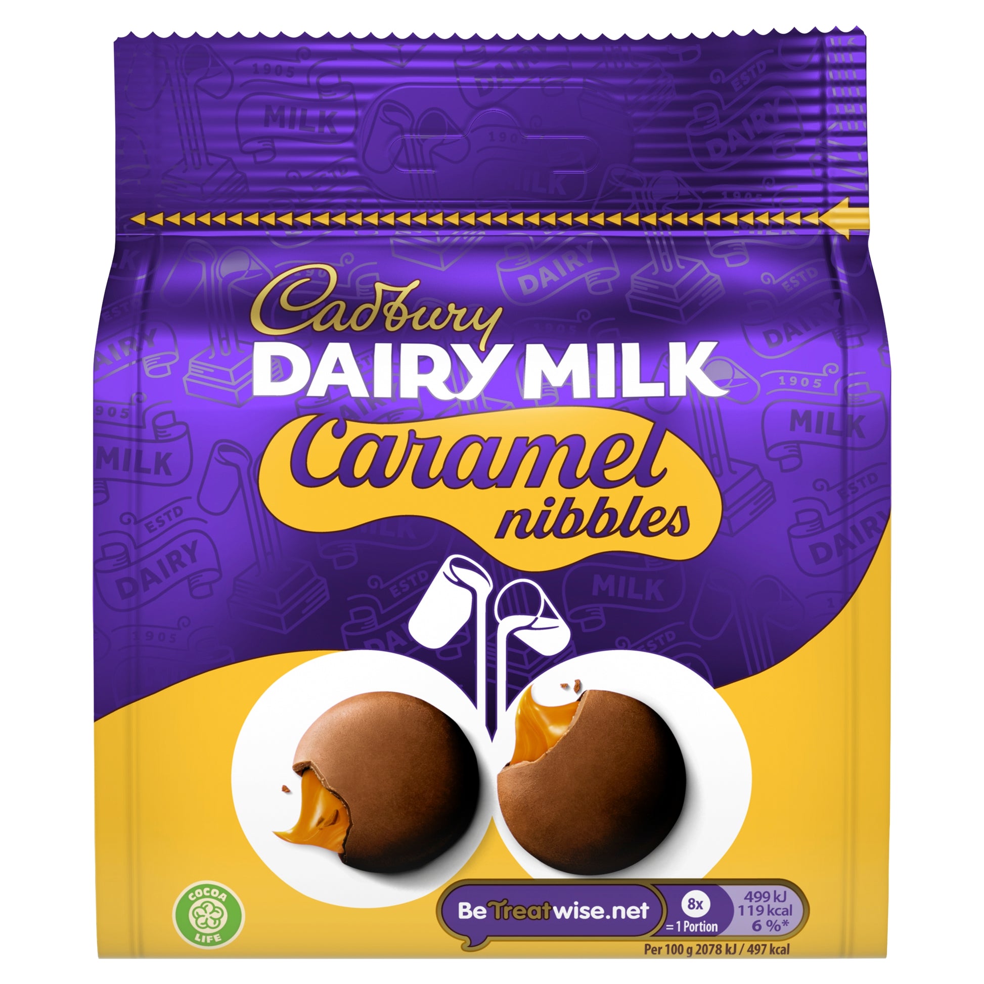 CADBURY DAIRY MILK CARAMEL NIBBLES