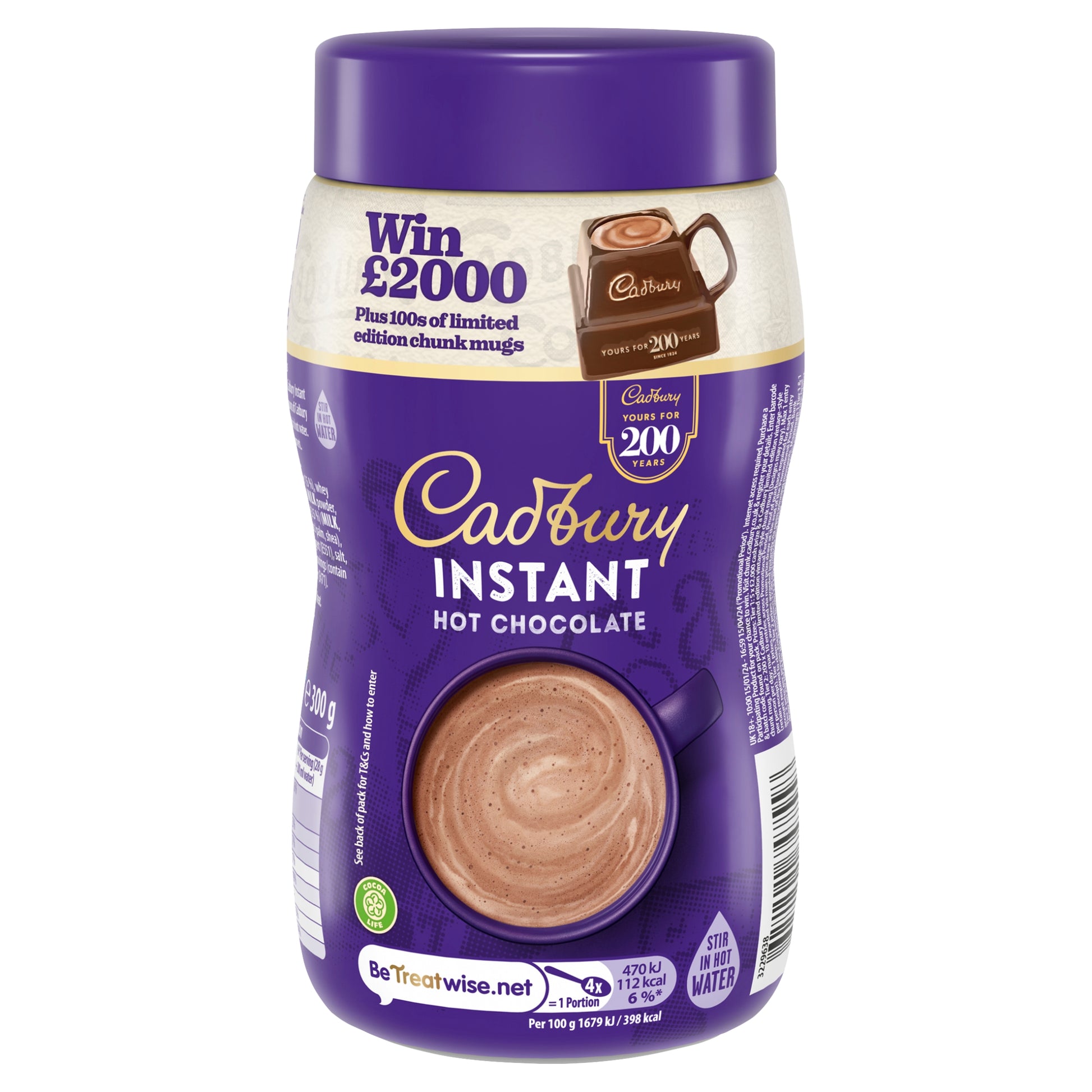 CADBURY INSTANT HOT CHOCOLATE PM 250G