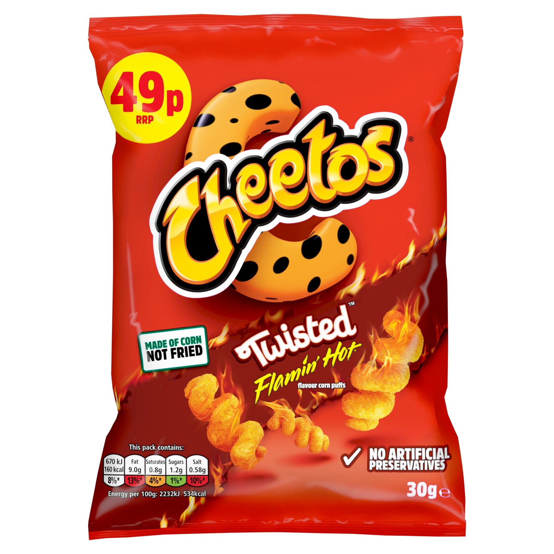 CHEETOS TWIST FLAMMIN HOT