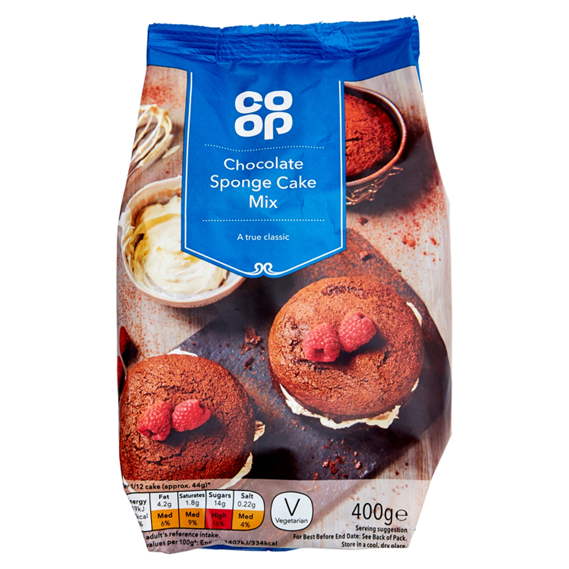 CO OP CHOCOLATE SPONGE MIX