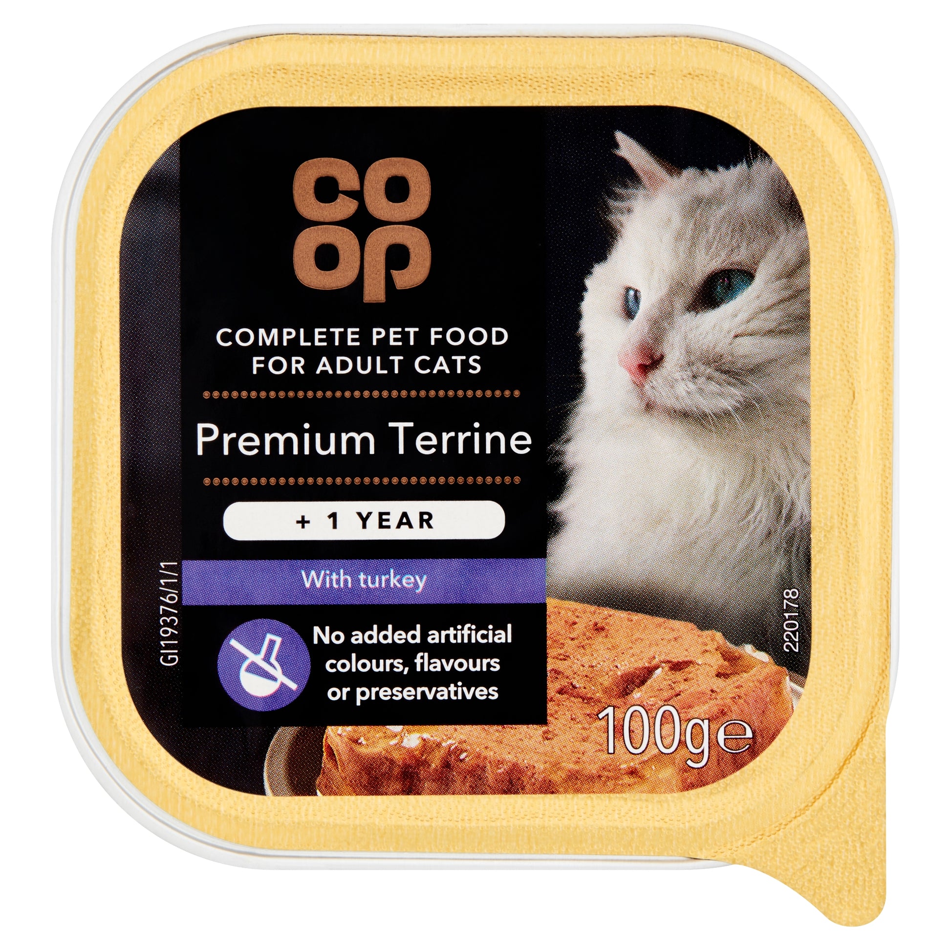 CO OP ADULT CAT PREMIUM TERRINE WITH TURKEY