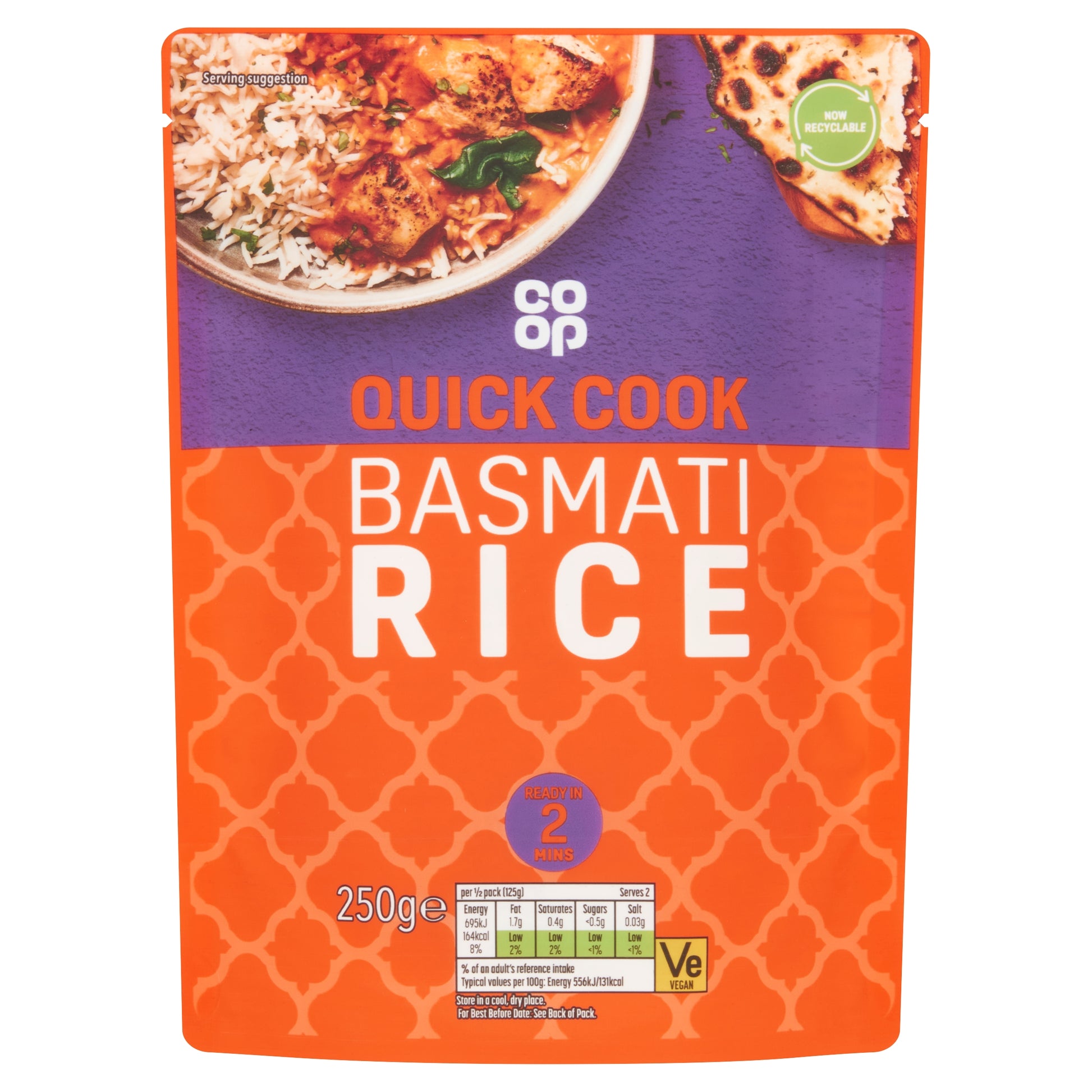 CO OP BASMATI MICROWAVE RICE