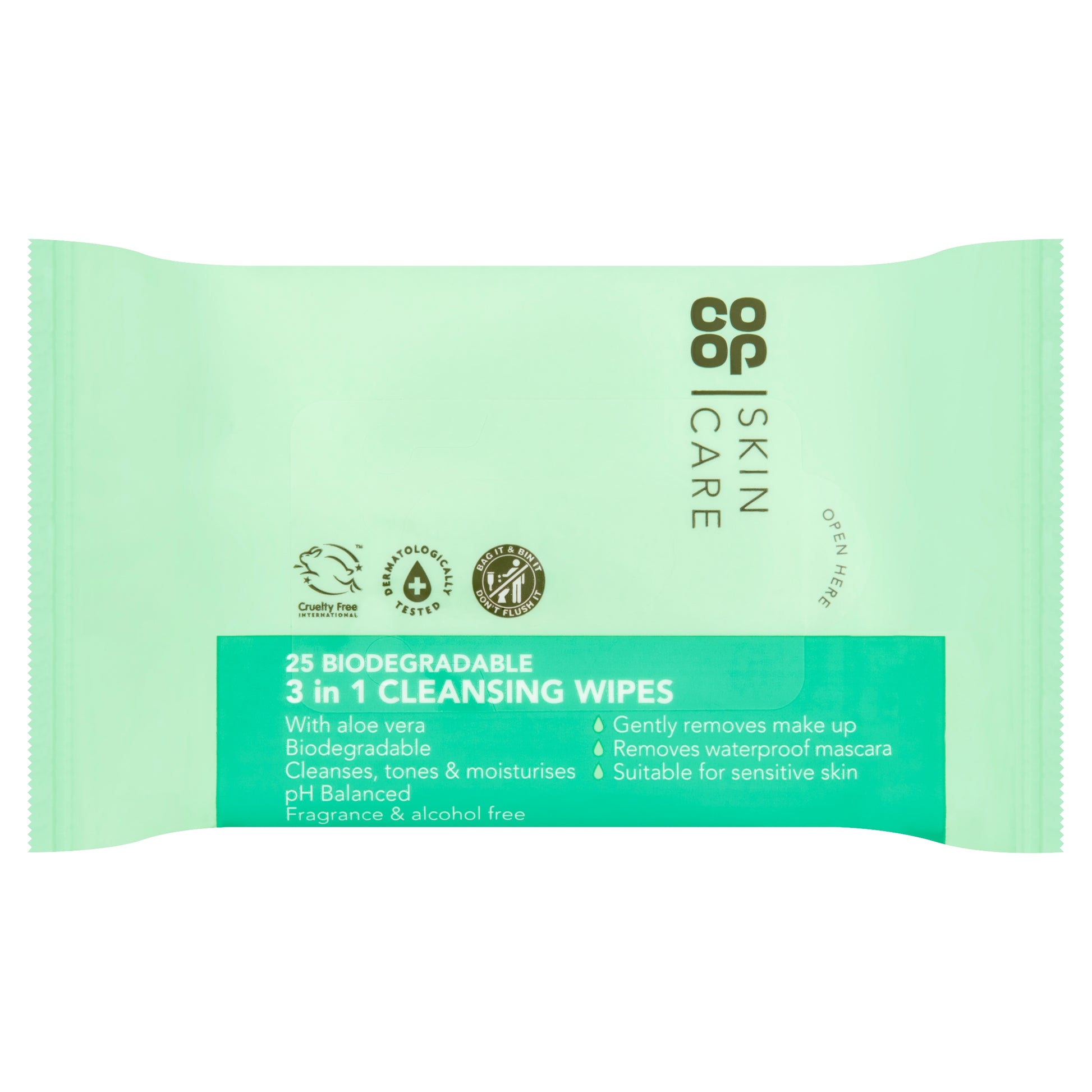 CO OP BIODEGRADABLE FACE WIPES