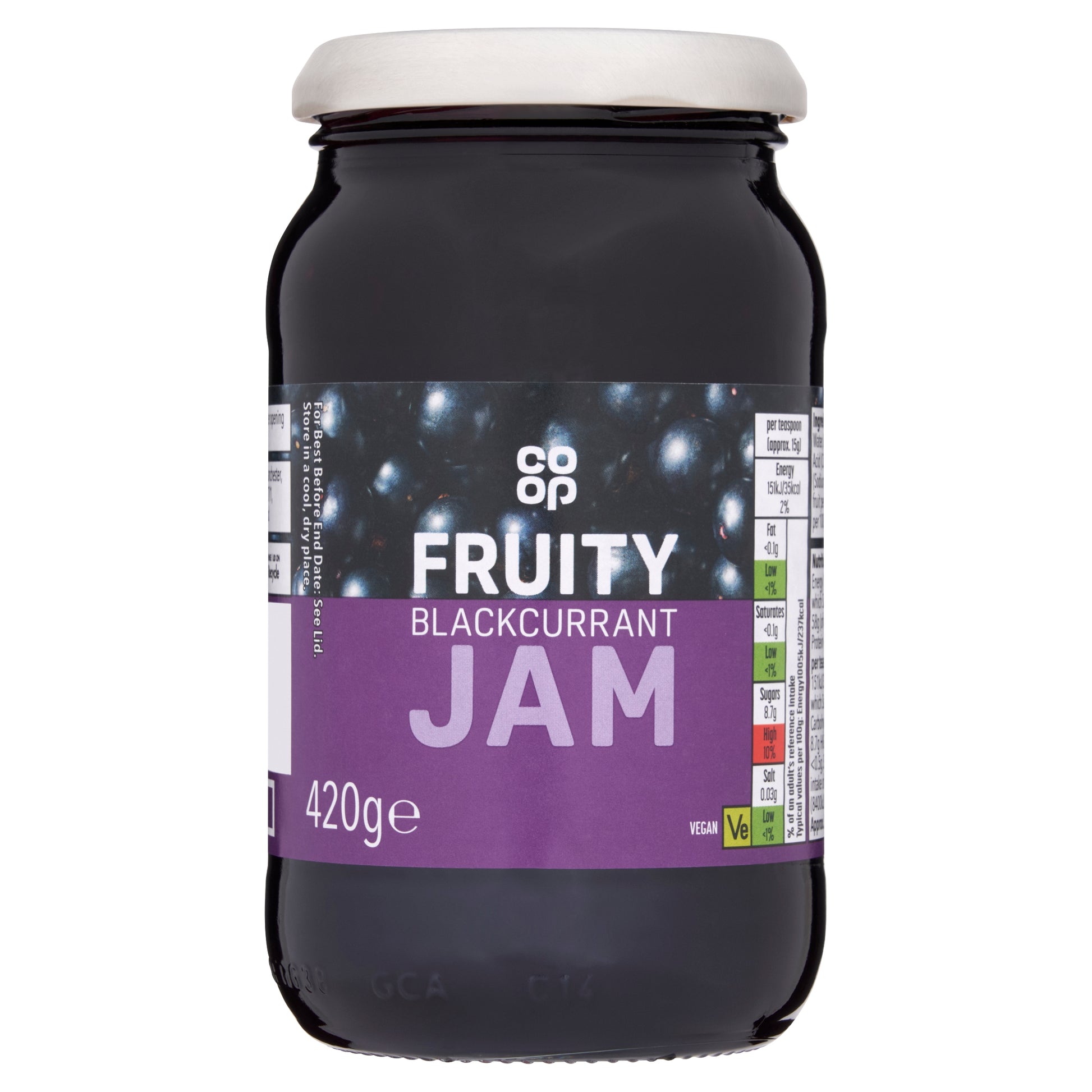 CO OP BLACKCURRANT JAM