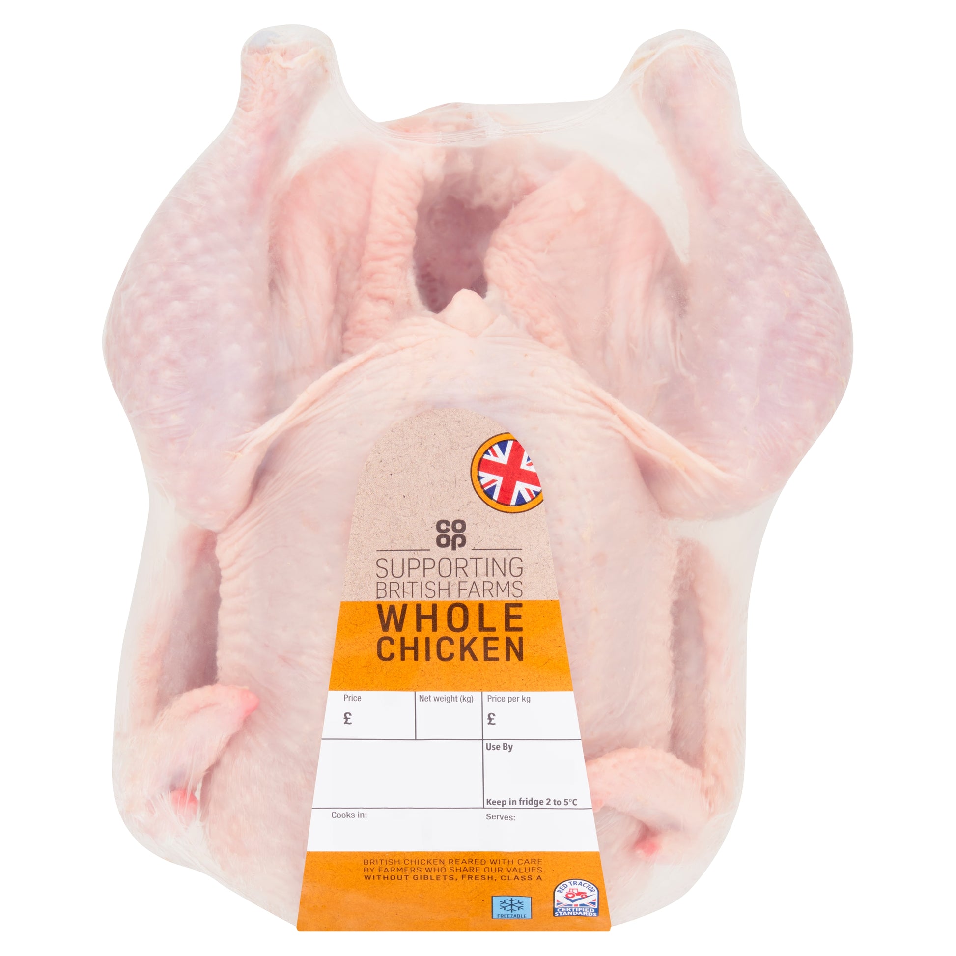CO OP BRITISH MEDIUM WHOLE BIRD 1.5KG