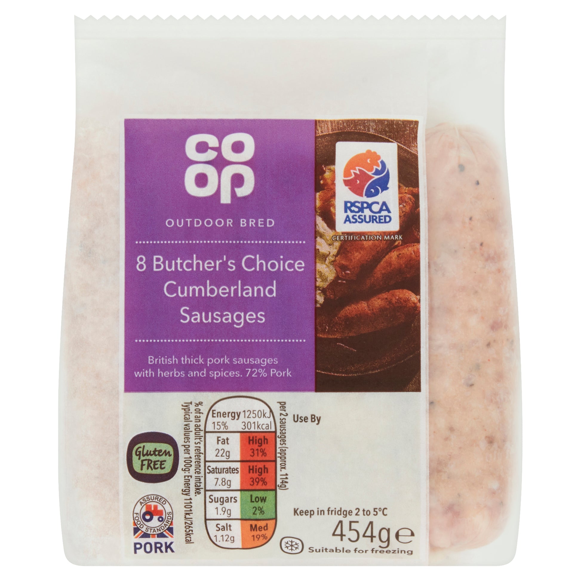 CO OP BC CUMB GF SAUSAGE