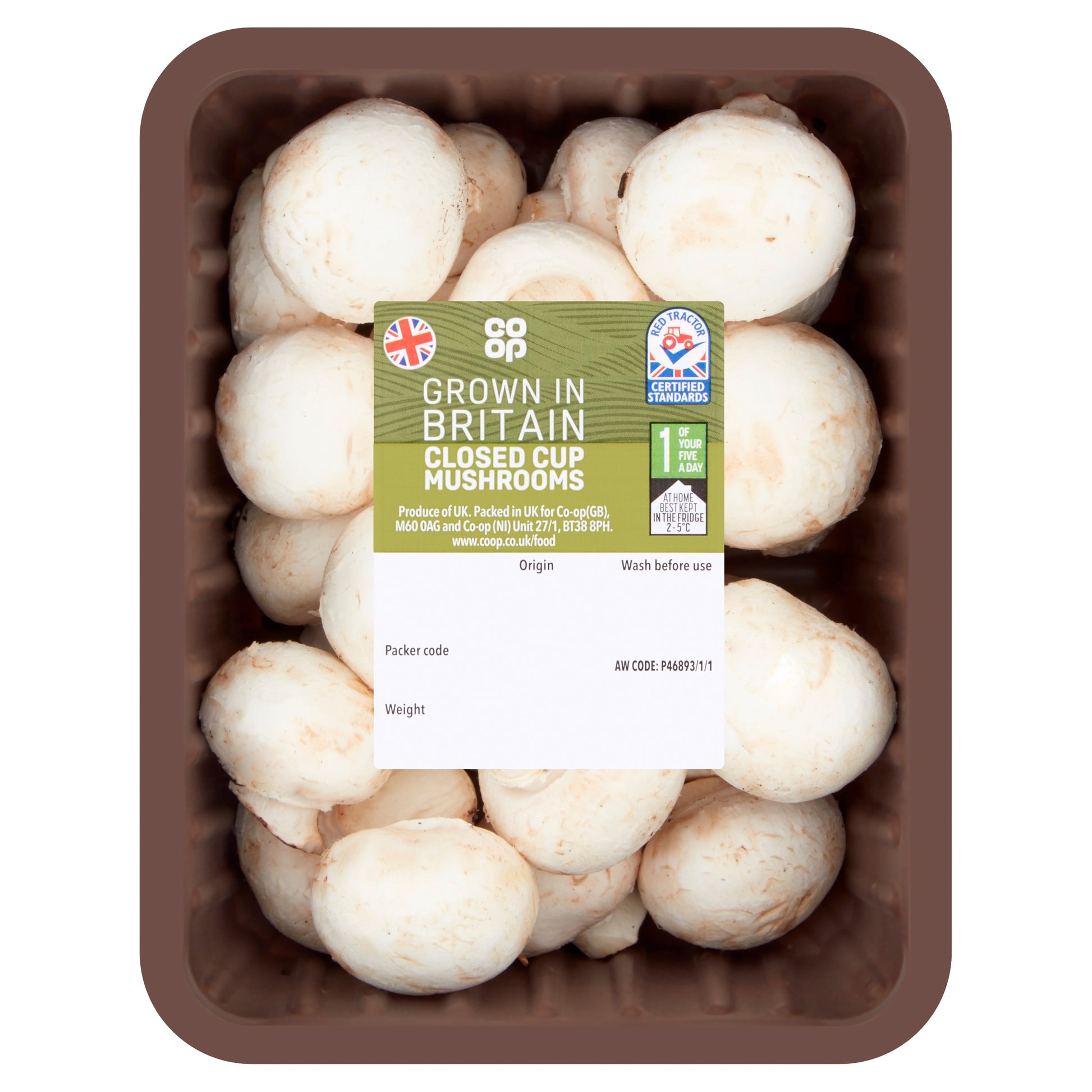 CO OP CLOSED CUP MUSHROOMS