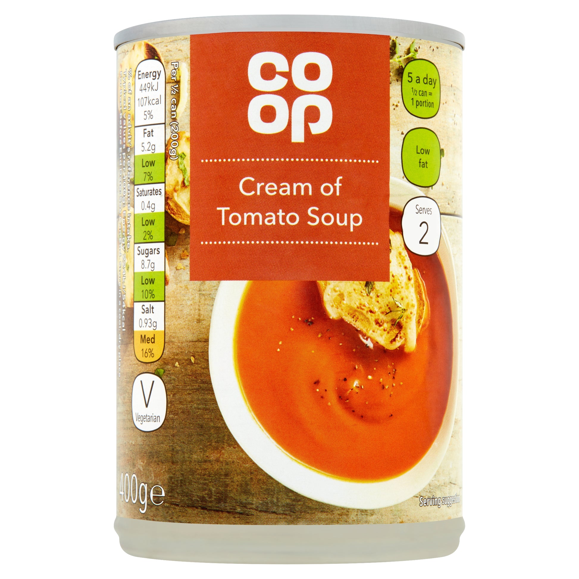 CO OP CREAM OF TOMATO SOUP