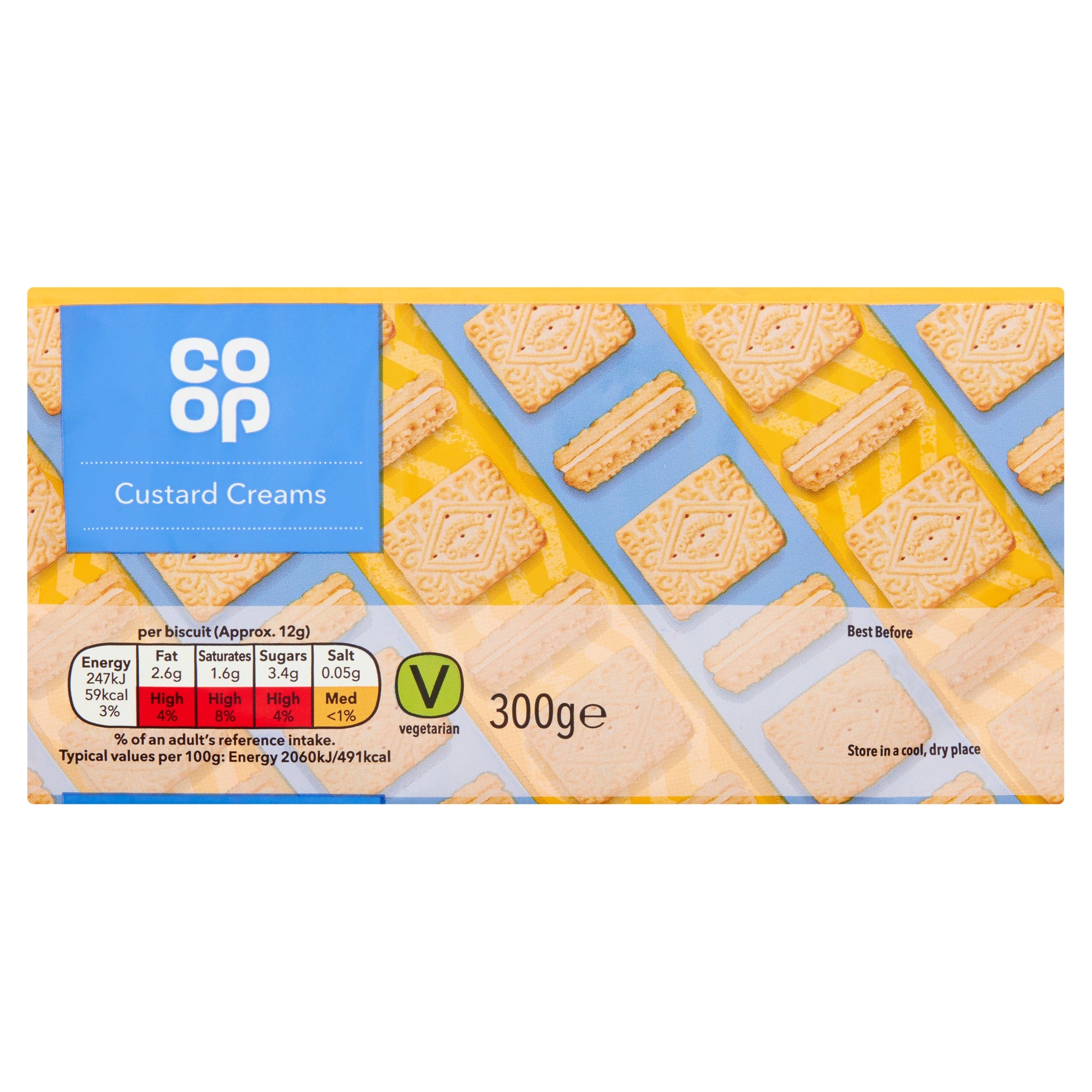 CO OP CUSTARD CREAMS