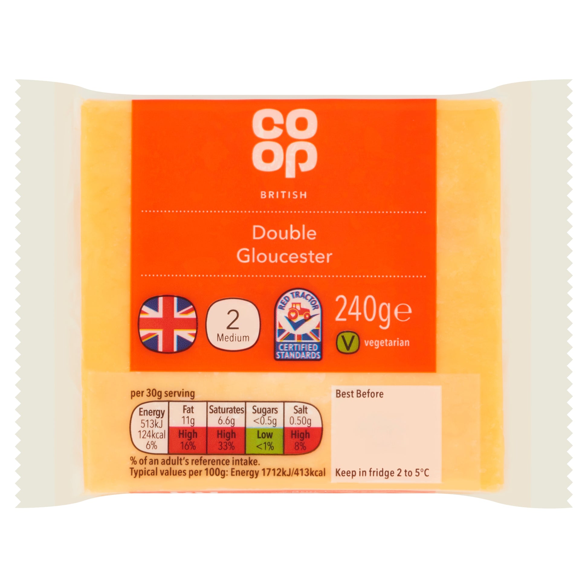 CO OP DOUBLE GLOUCESTER