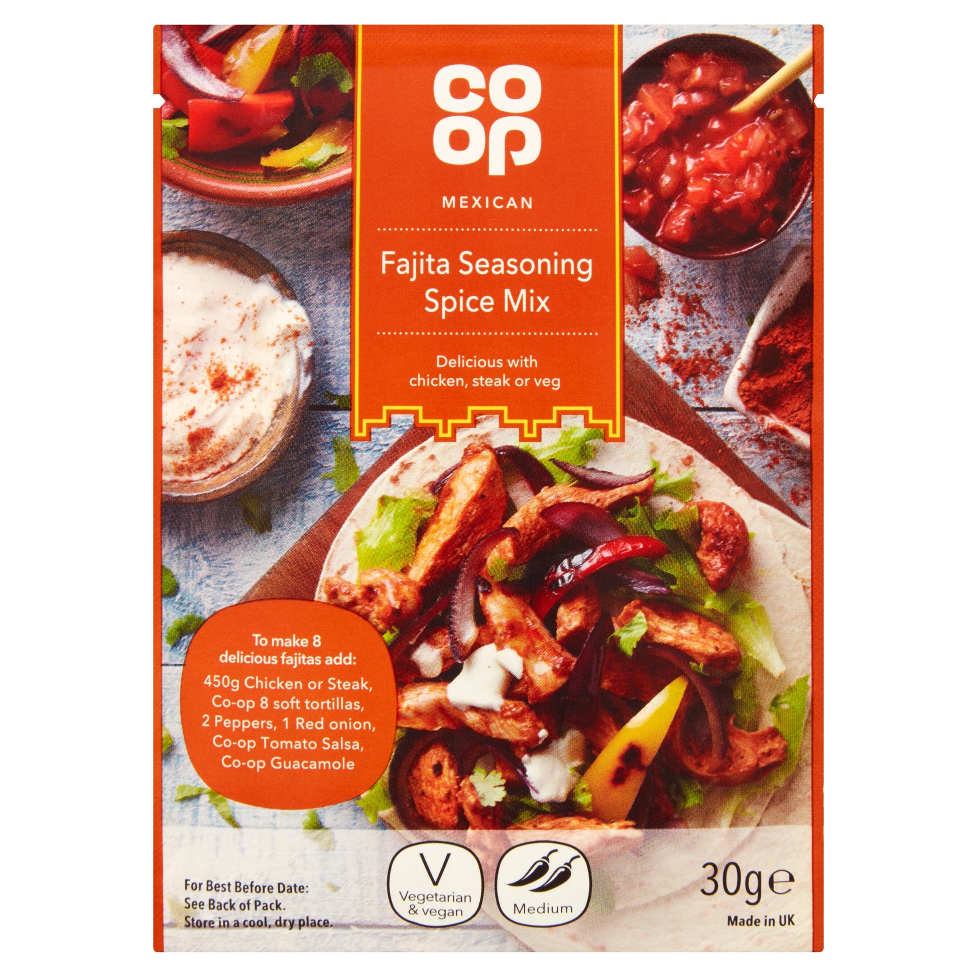 CO OP FAJITA SEASON SACHET