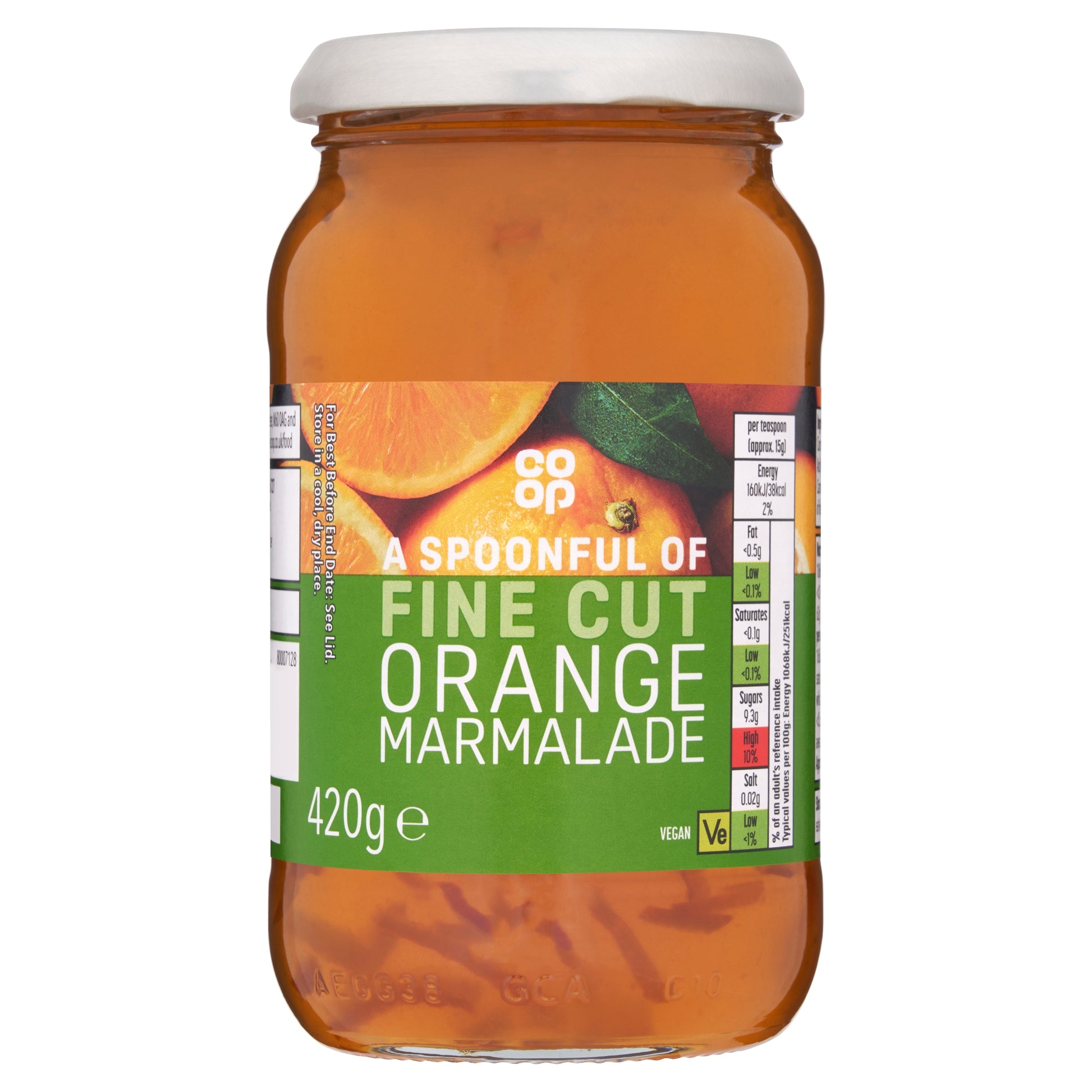 CO OP FINE CUT ORANGE MARMALADE