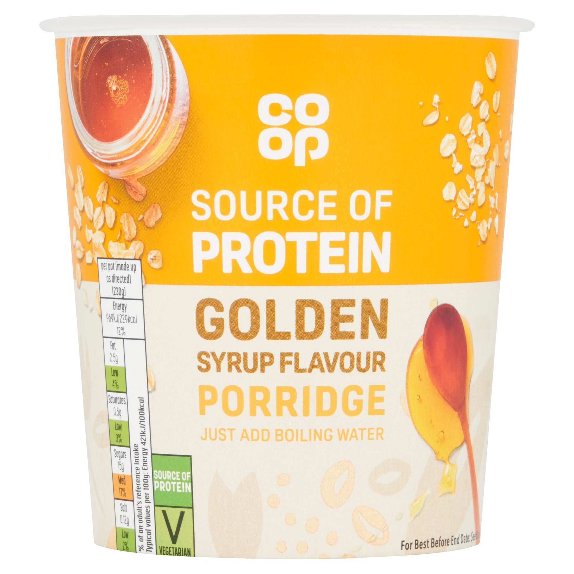 CO OP GOLDEN SYRUP PORRIDGE