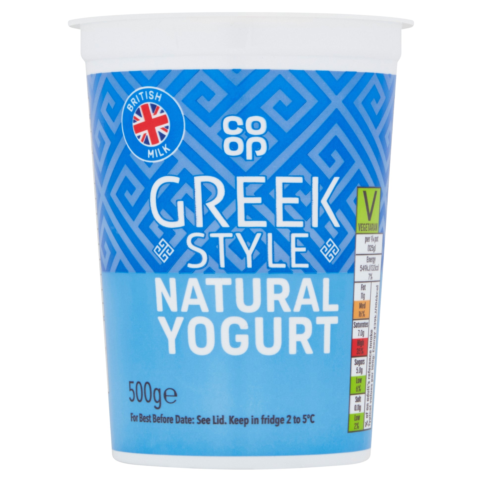 CO OP GREEK STYLE NAT YOGURT