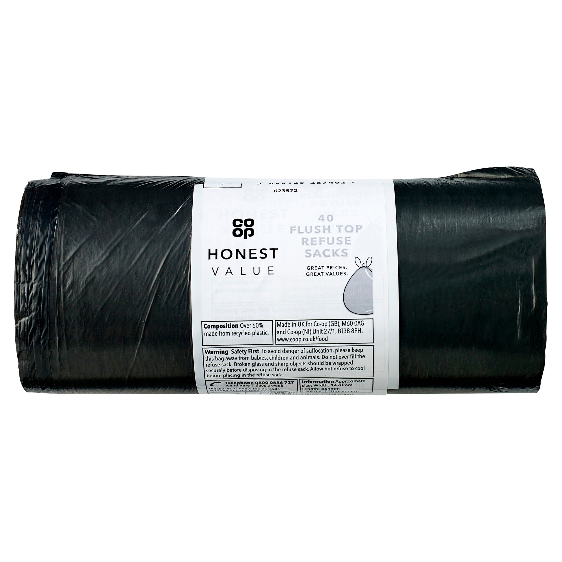 CO OP HONEST VALUE REFUSE SACKS