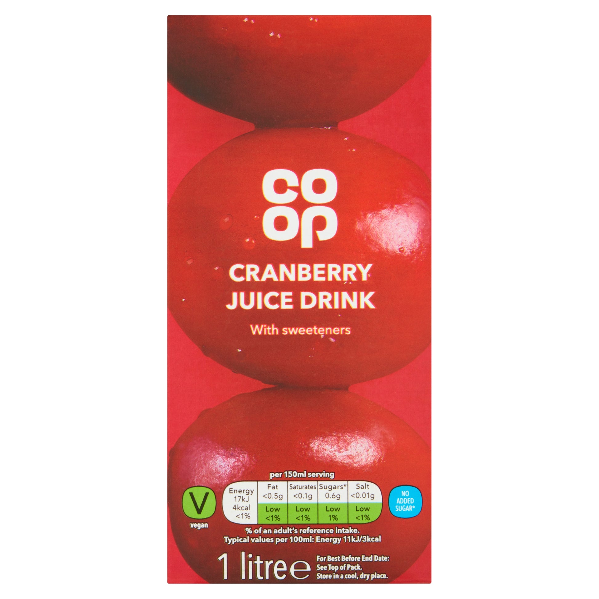 CO OP CRANBERRY DRINK NAS