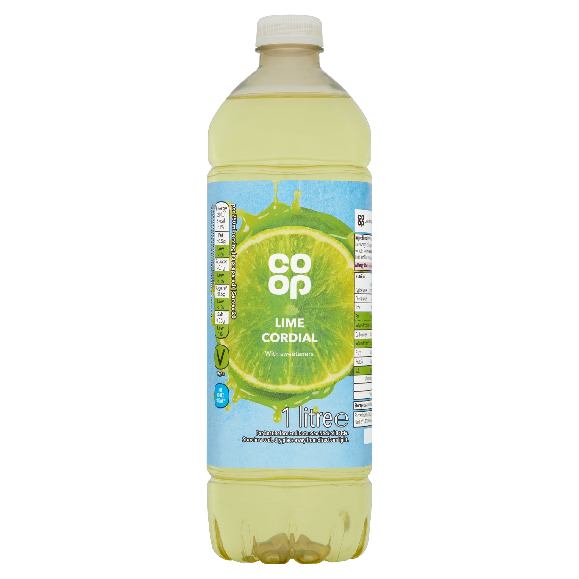 CO OP NAS LIME CORDIAL