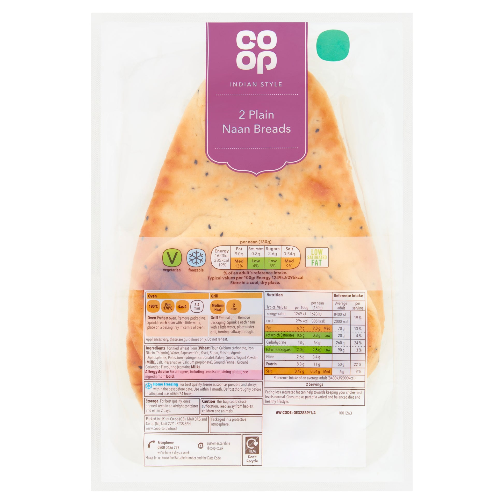 CO OP PLAIN NAAN