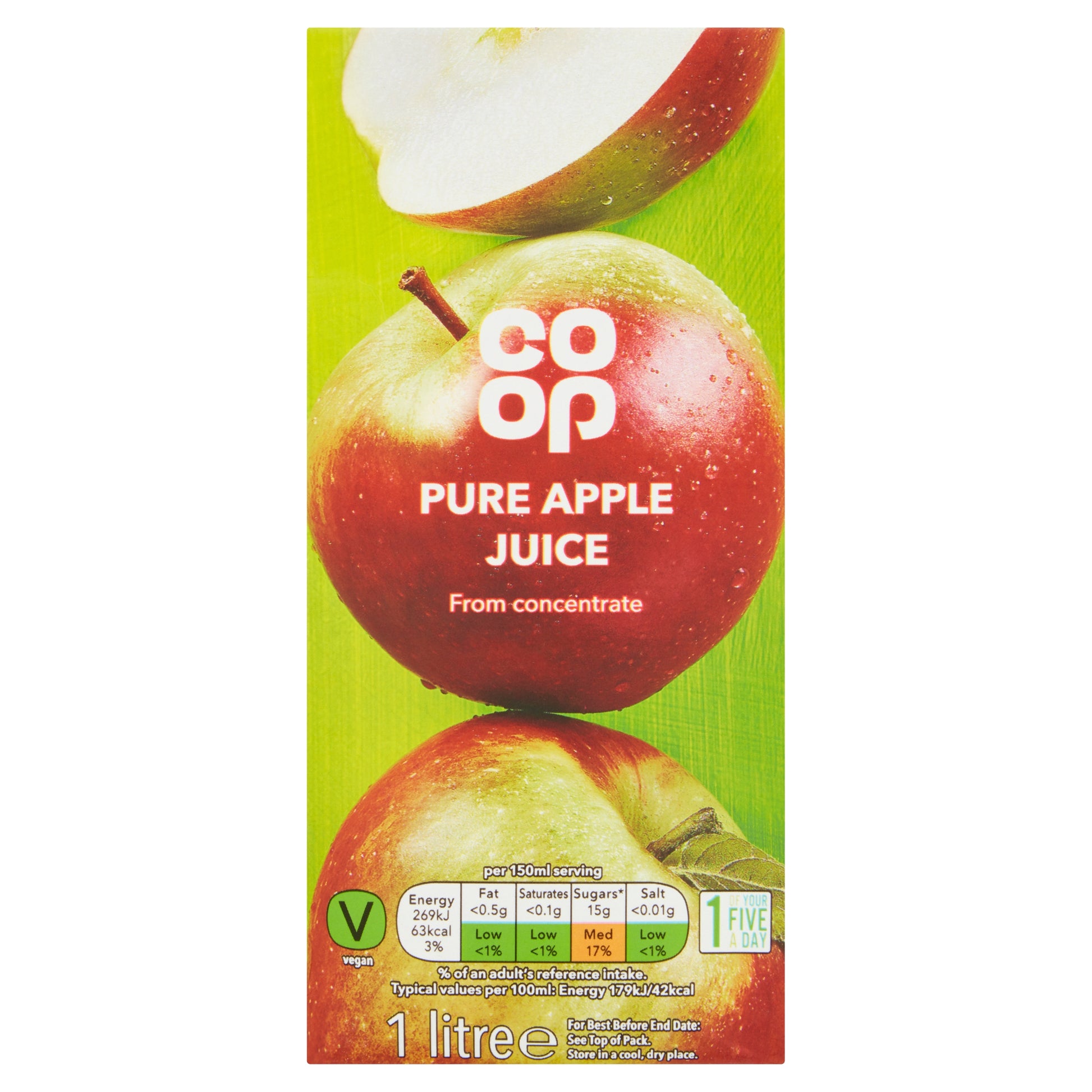 CO OP PURE APPLE JUICE