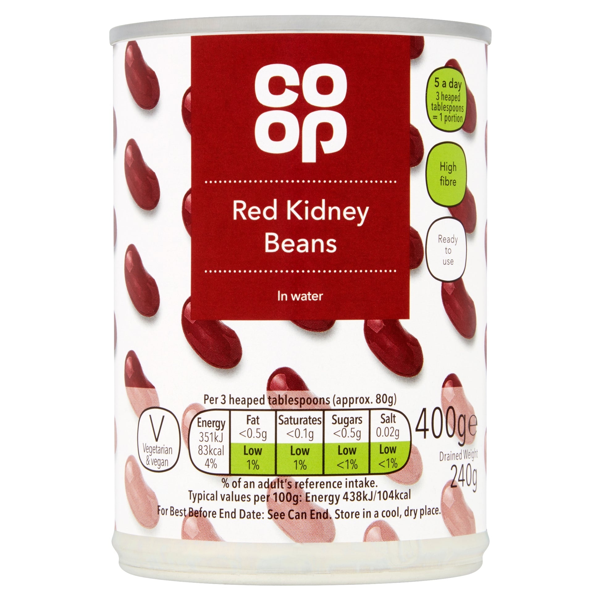 CO OP RED KIDNEY BEANS