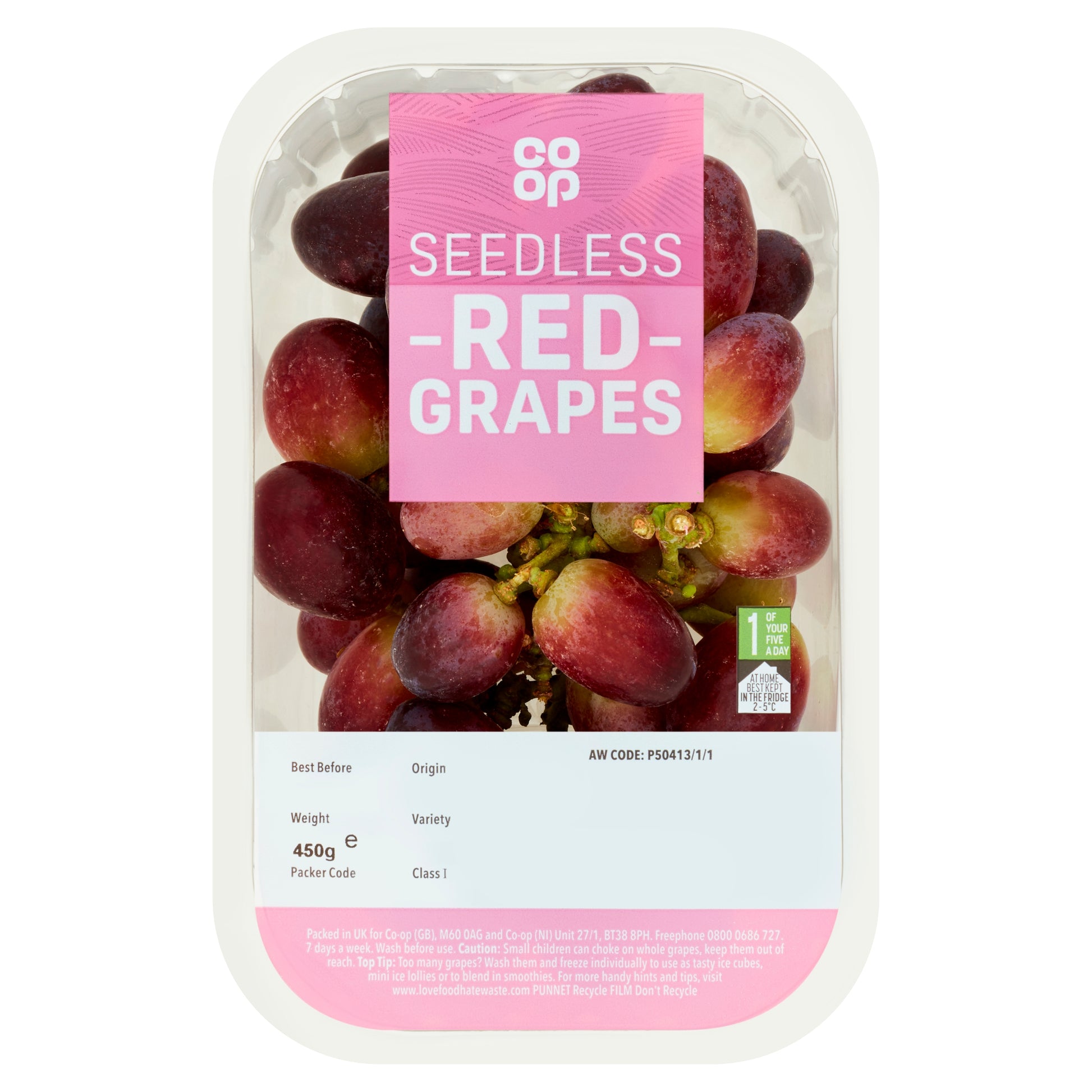 CO OP RED SEEDLESS GRAPE