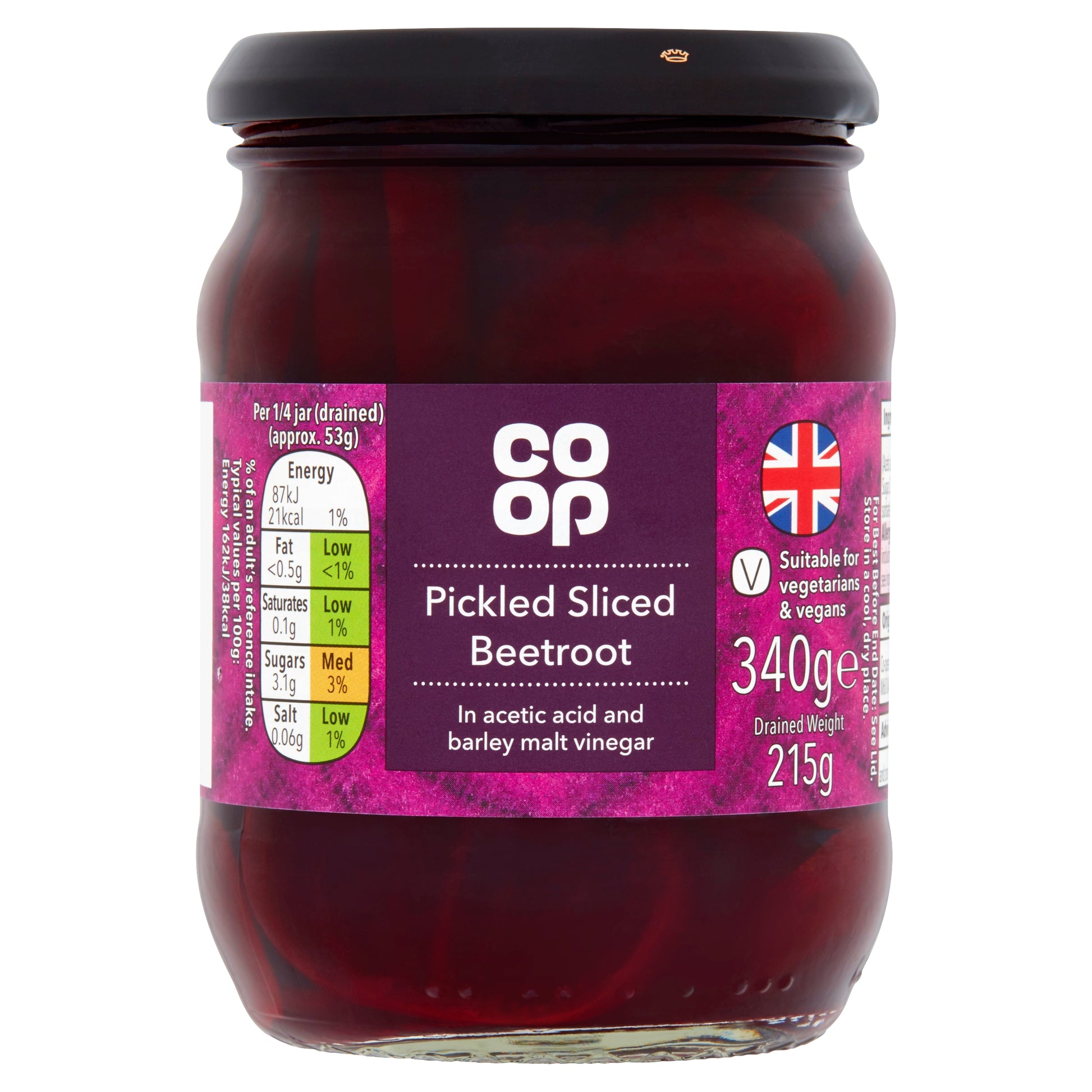 CO OP SLICED BEETROOT IN VINEGAR