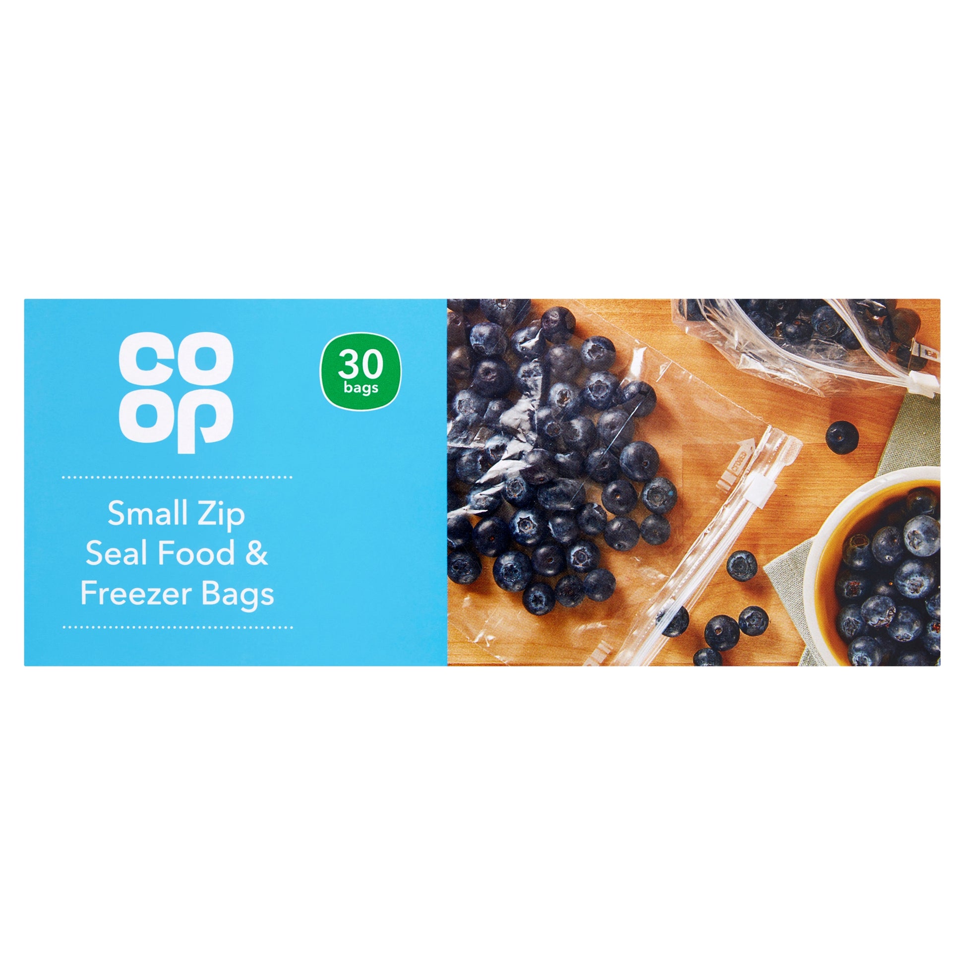 CO OP SMALL ZIP SEAL FOOD BAGS