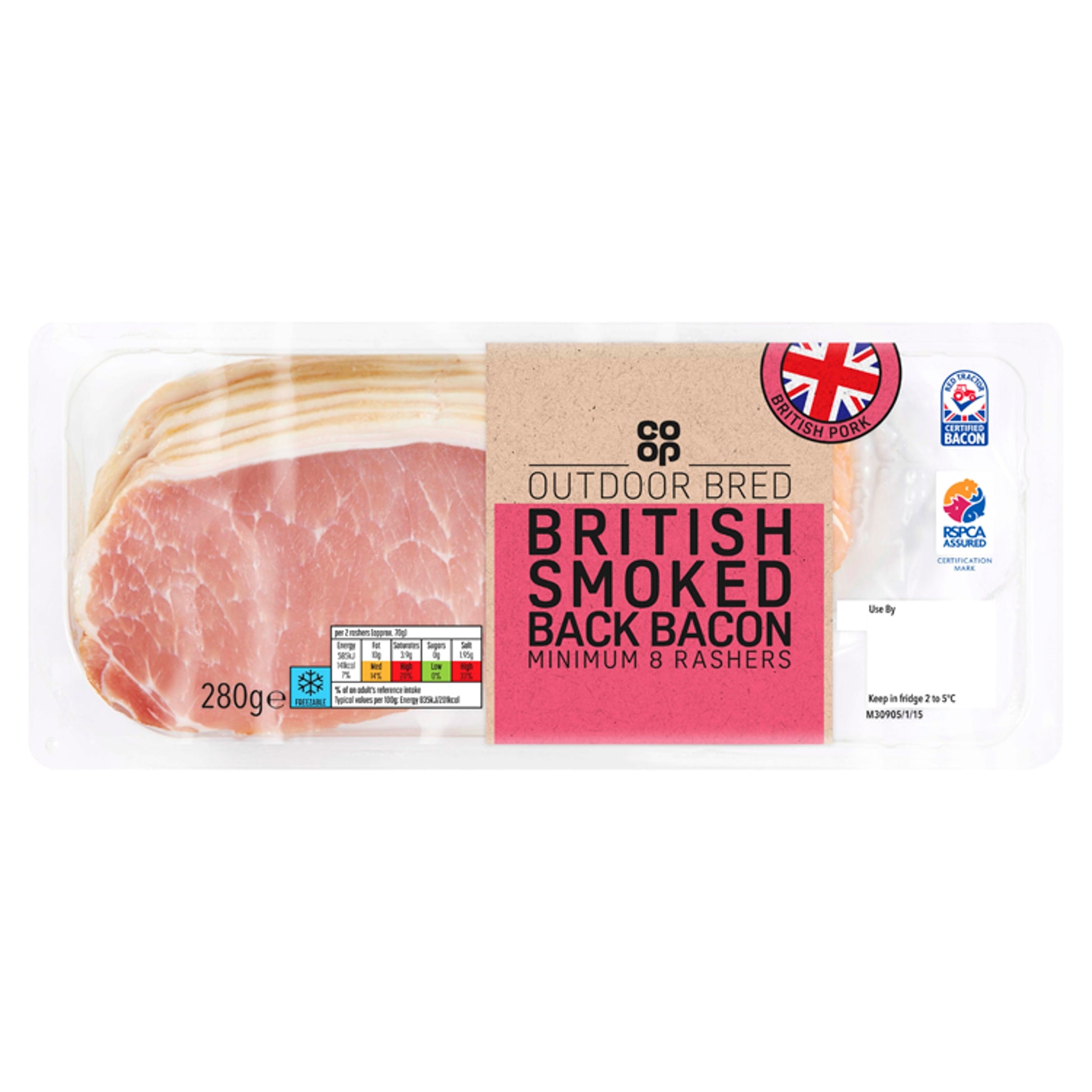 CO OP SMOKED RINDLESS BACON
