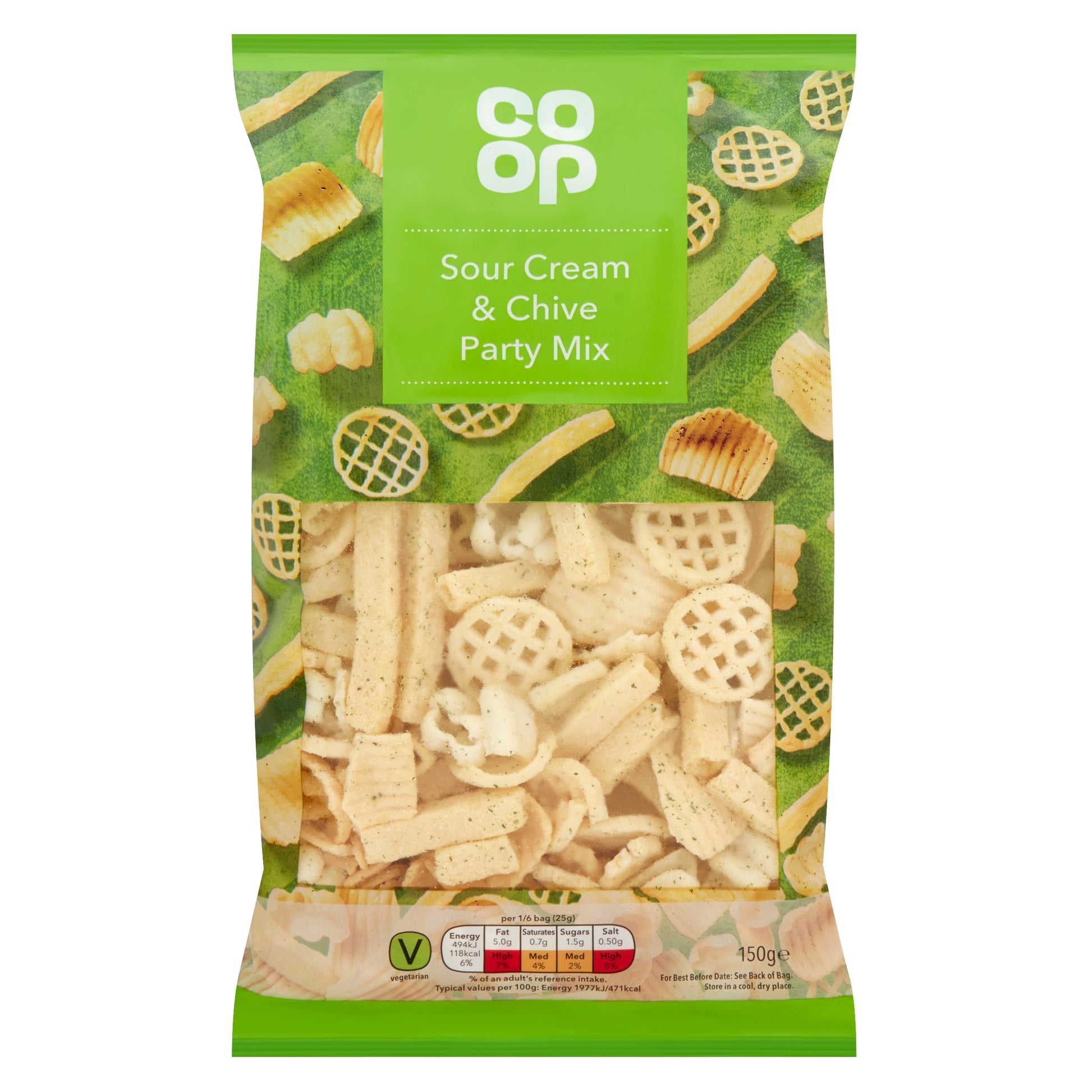 CO OP SOUR CREAM & CHIVE PARTY MIX