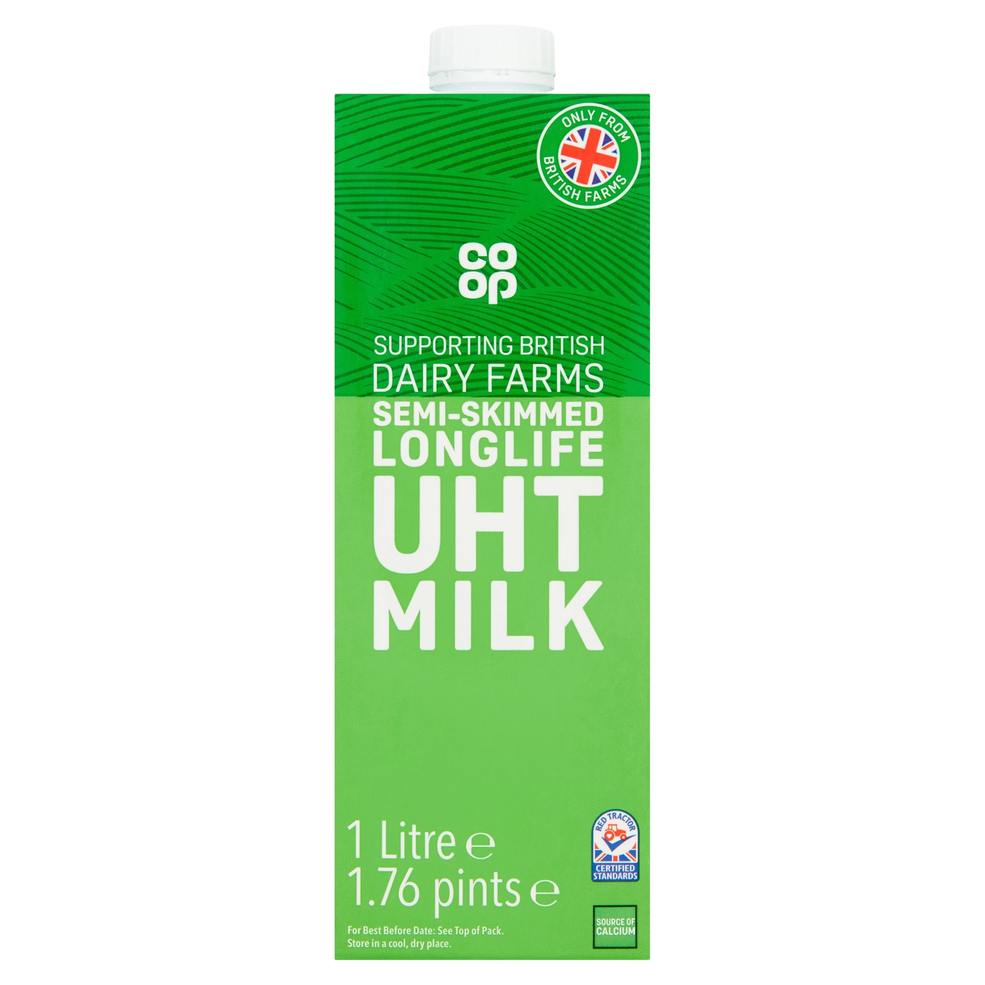 CO OP UHT SEMI SKIMMED MILK