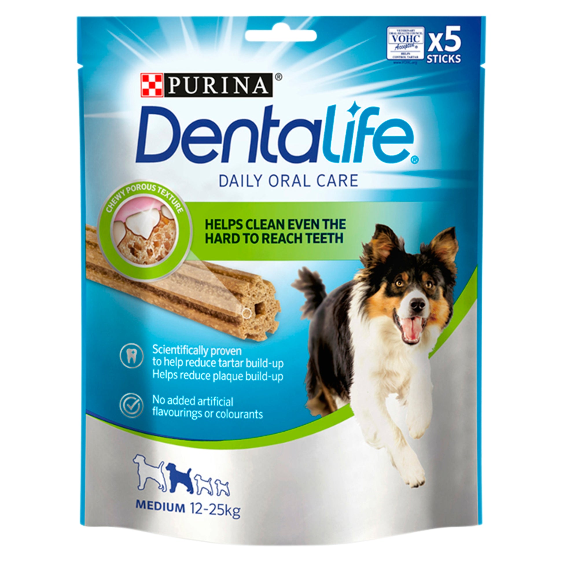 DENTALIFE MEDIUM DOG CHEW 5 STICKS
