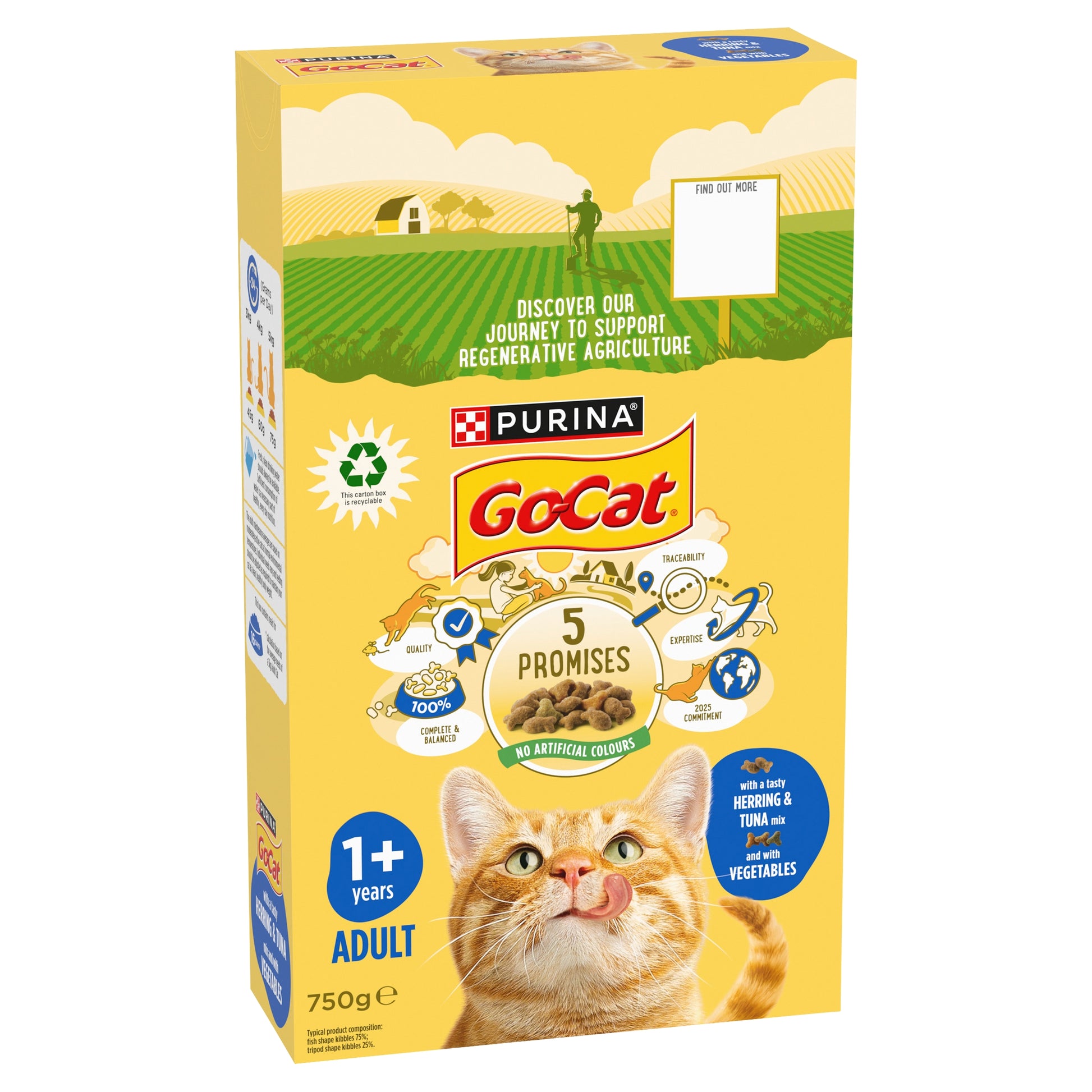GO CAT DRY CAT FOOD TUNA HERRING & VEG